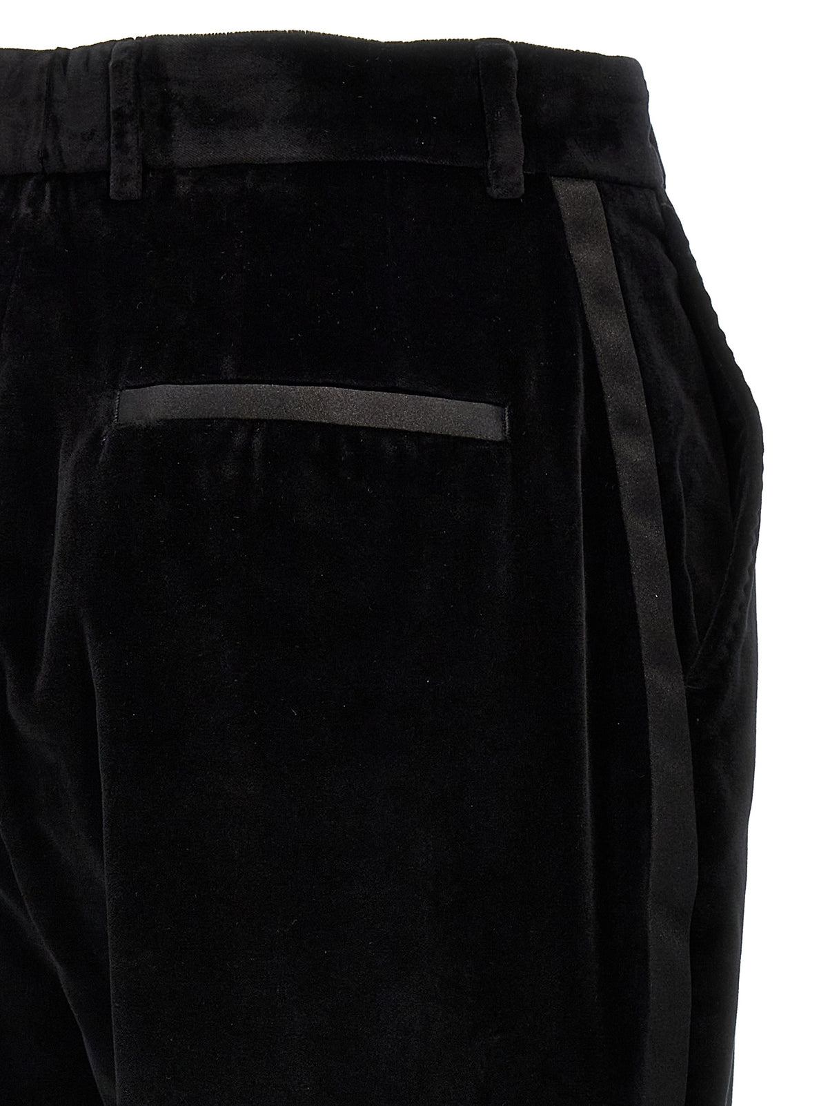 Dolce & Gabbana Black Cotton Dress Women's Pants