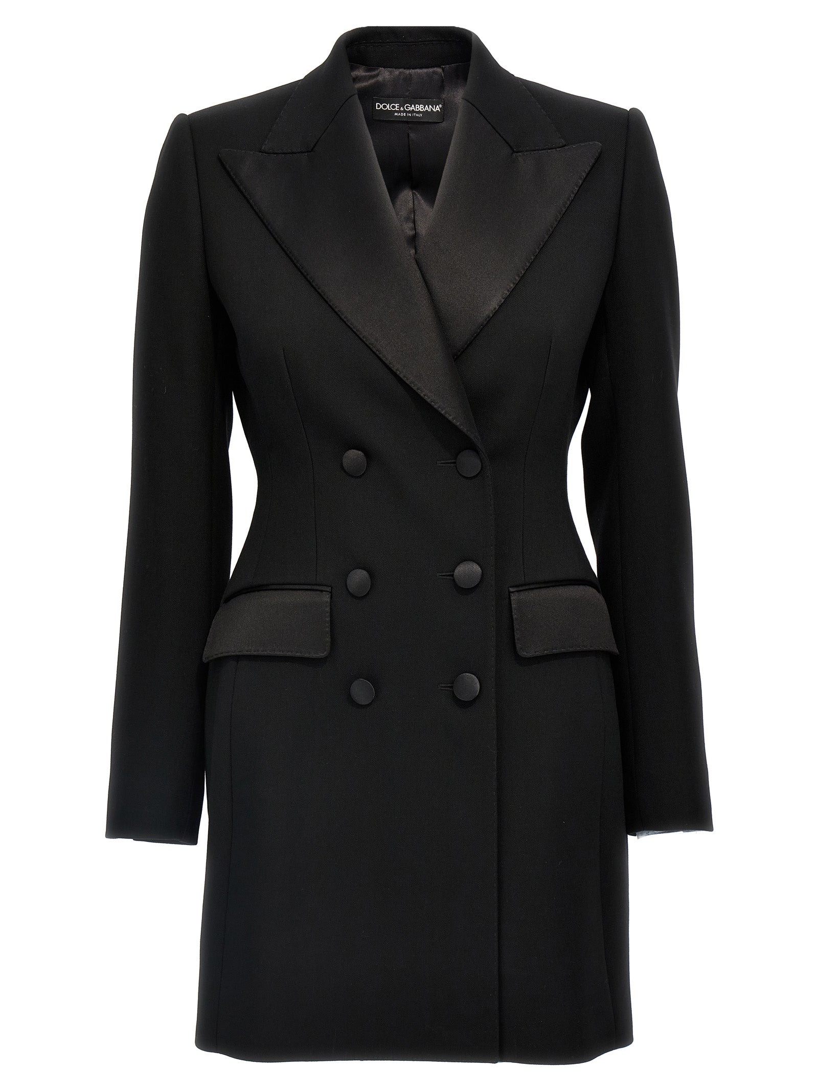 Dolce & Gabbana Black Virgin Wool Women's Blazer