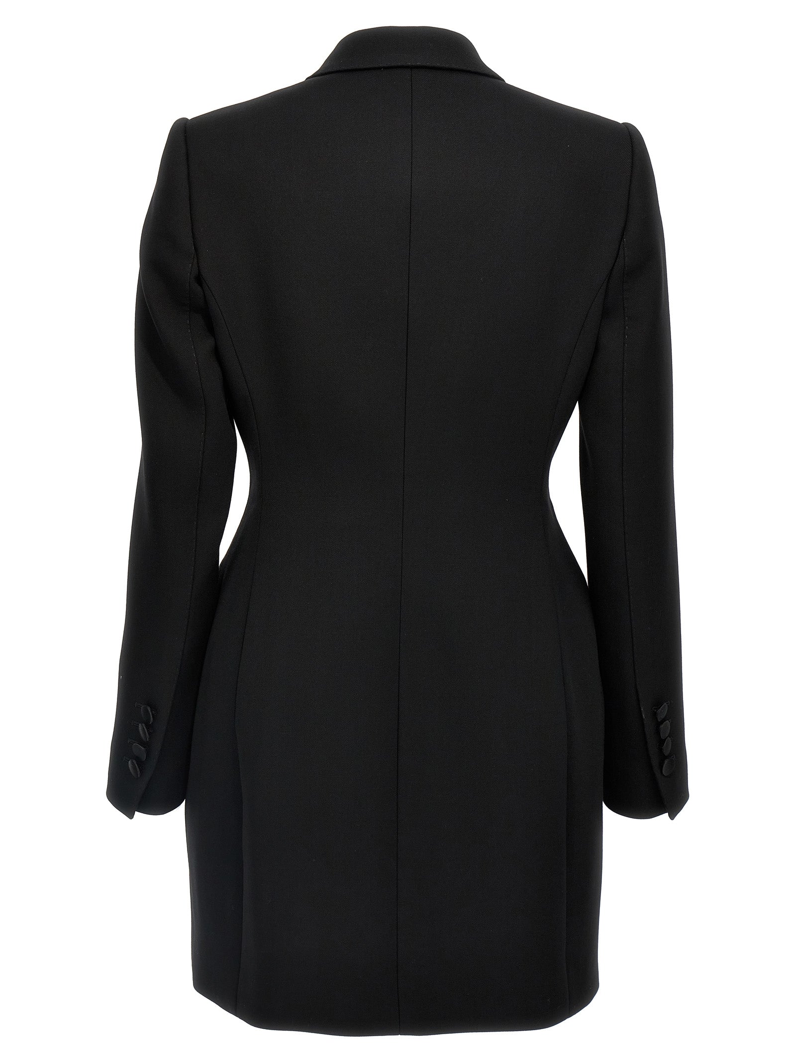 Dolce & Gabbana Black Virgin Wool Women's Blazer