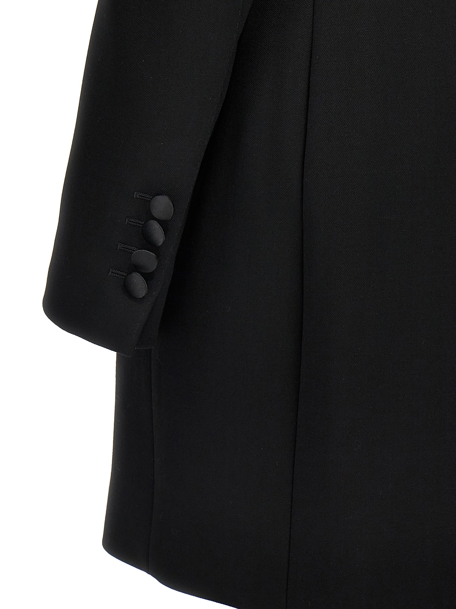 Dolce & Gabbana Black Virgin Wool Women's Blazer