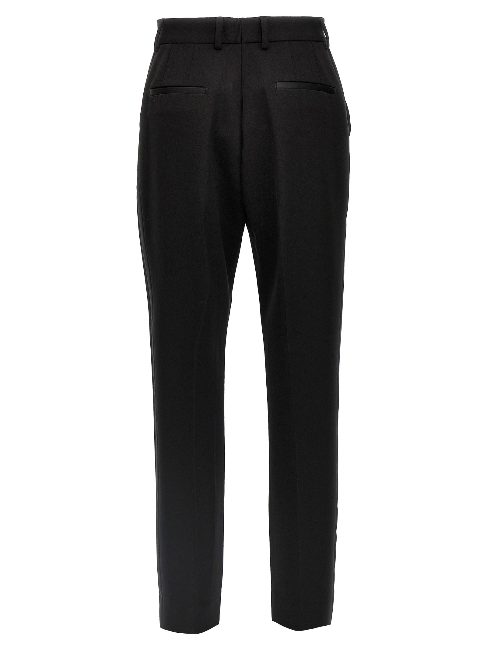 Dolce & Gabbana Black Virgin Wool Women's Tuxedo