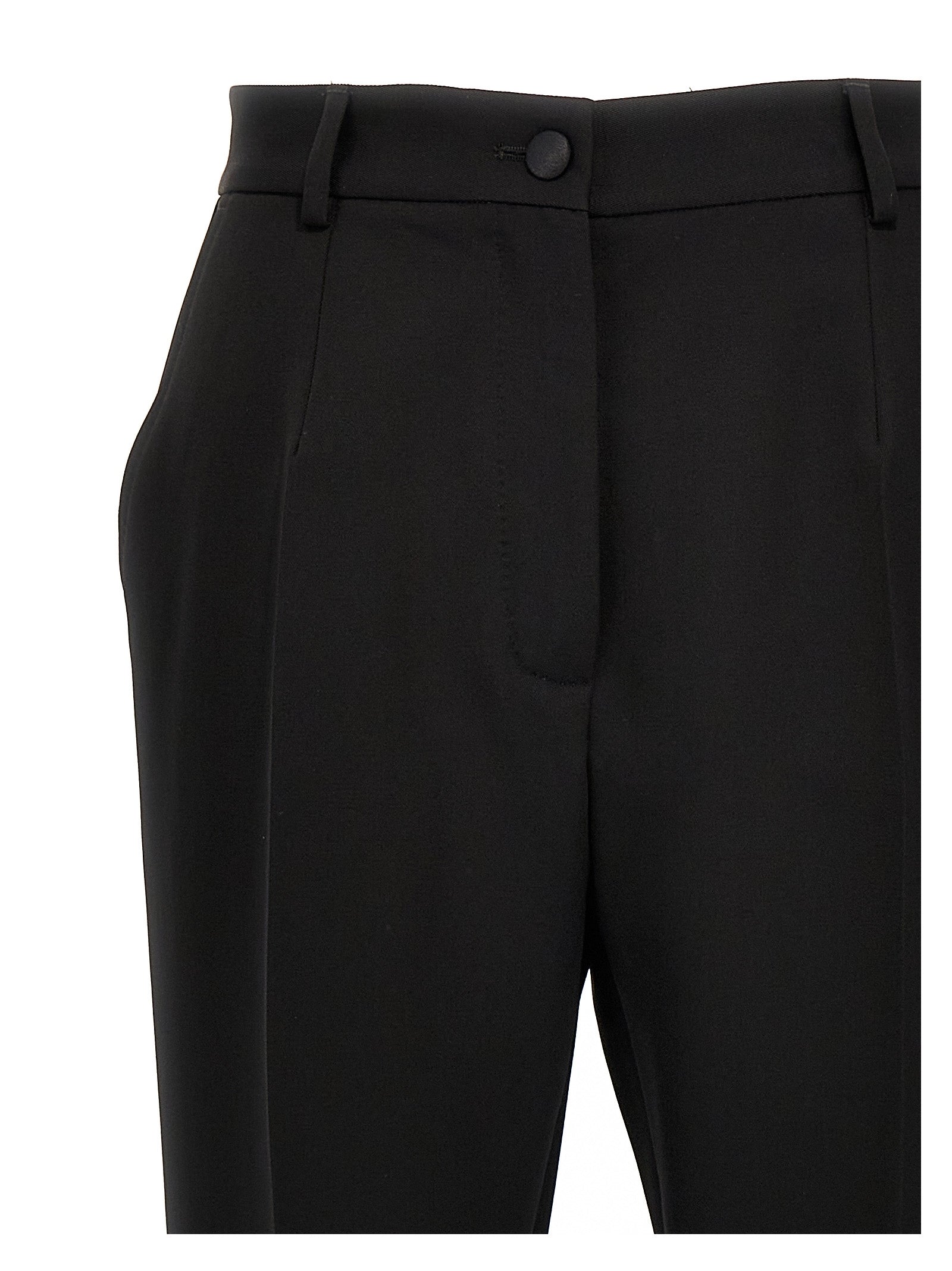 Dolce & Gabbana Black Virgin Wool Women's Tuxedo