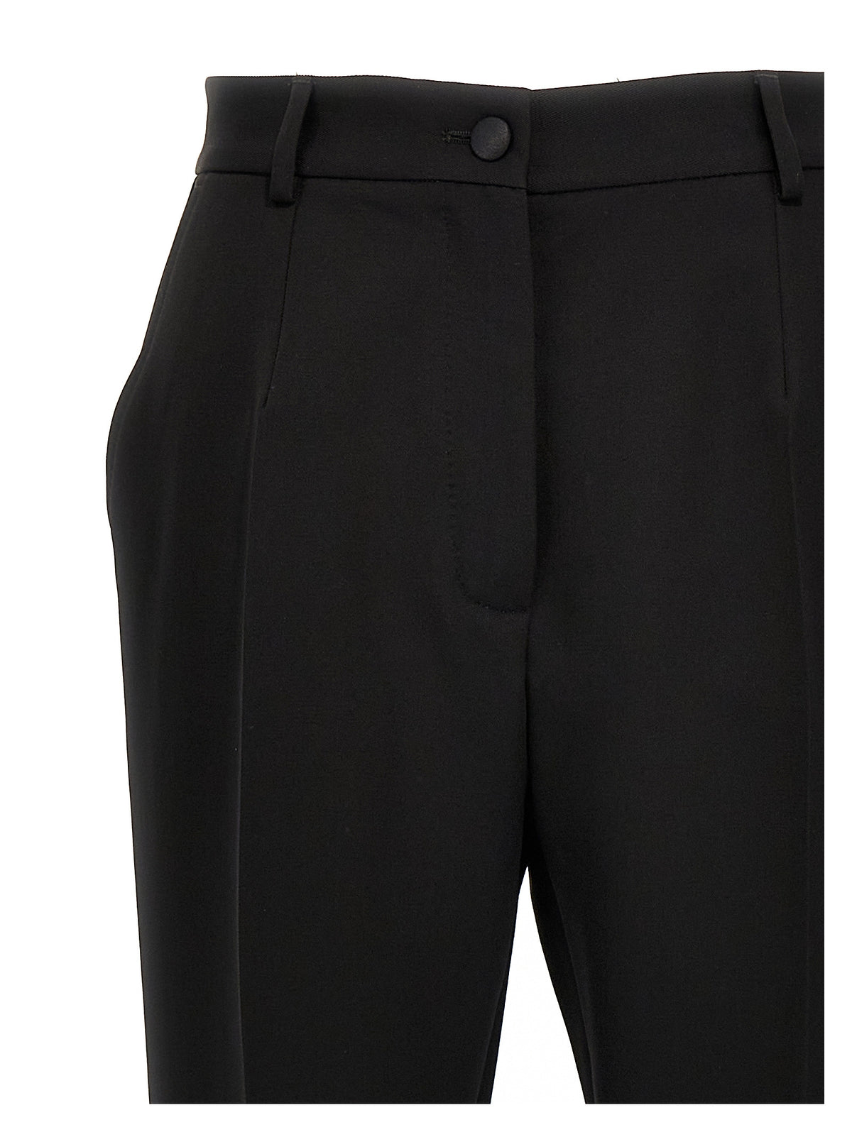 Dolce & Gabbana Black Virgin Wool Women's Tuxedo