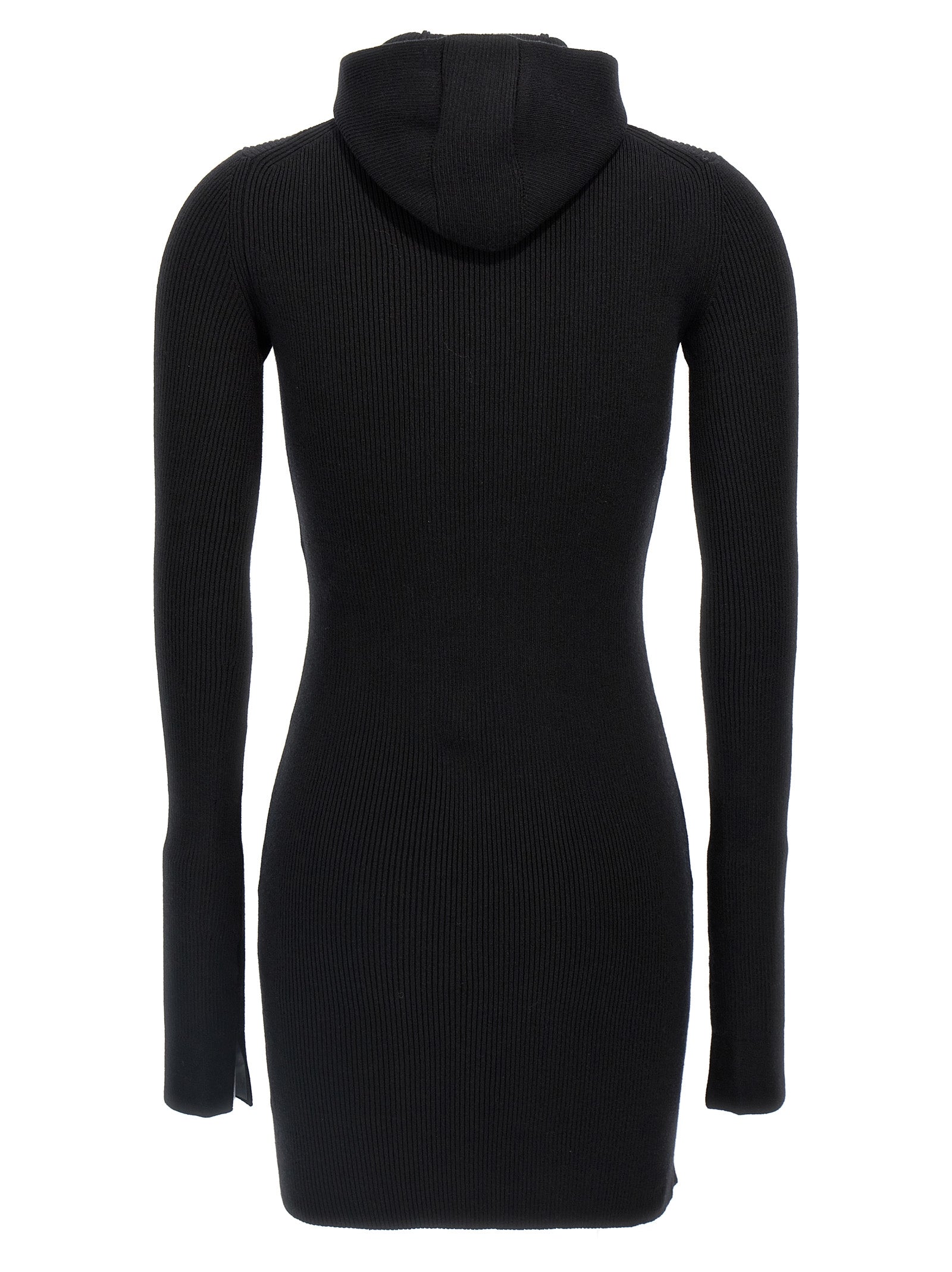 Fendi Black Wool Short Women's Dress