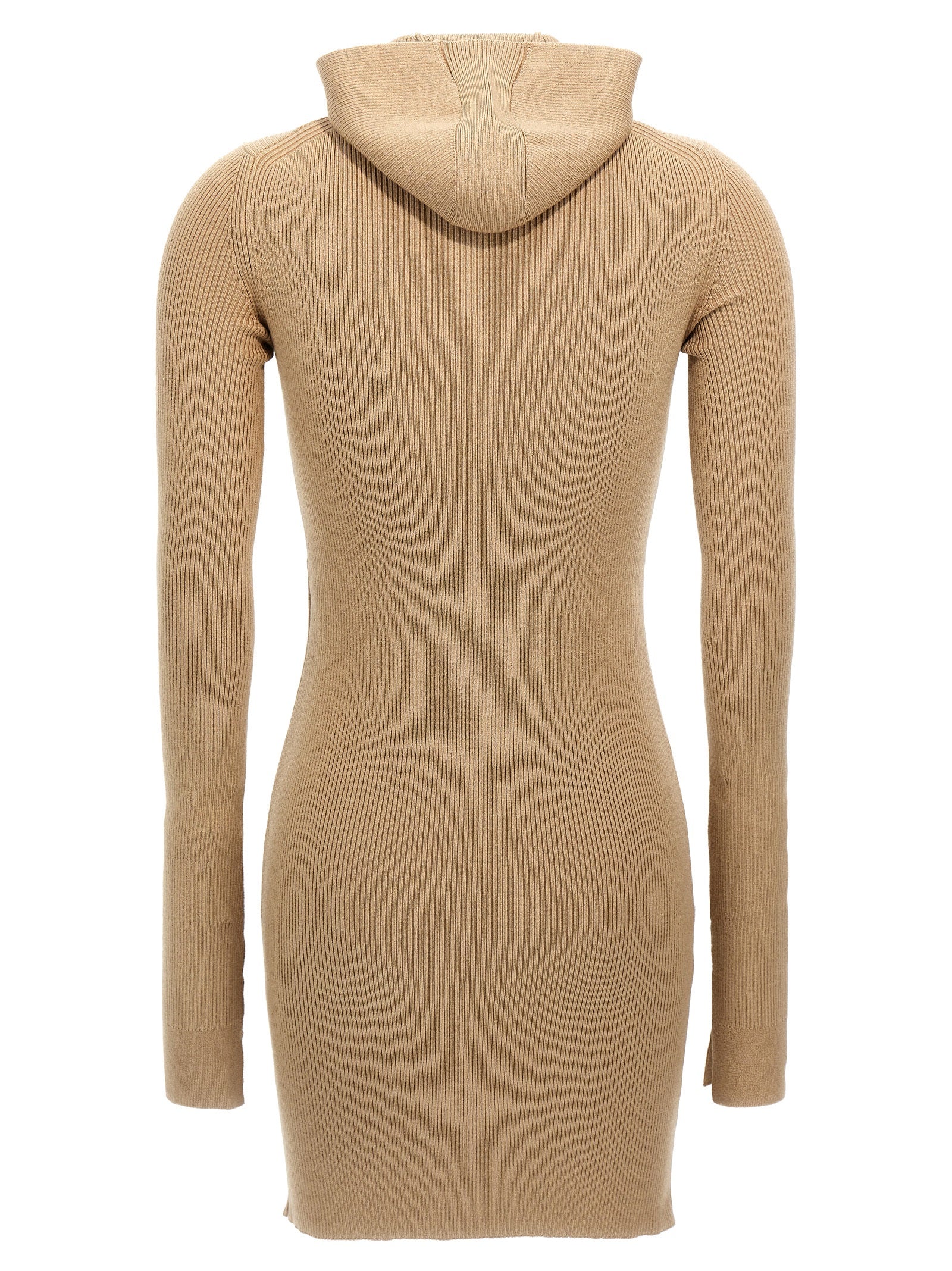 Fendi Beige Wool Short Women's Dress