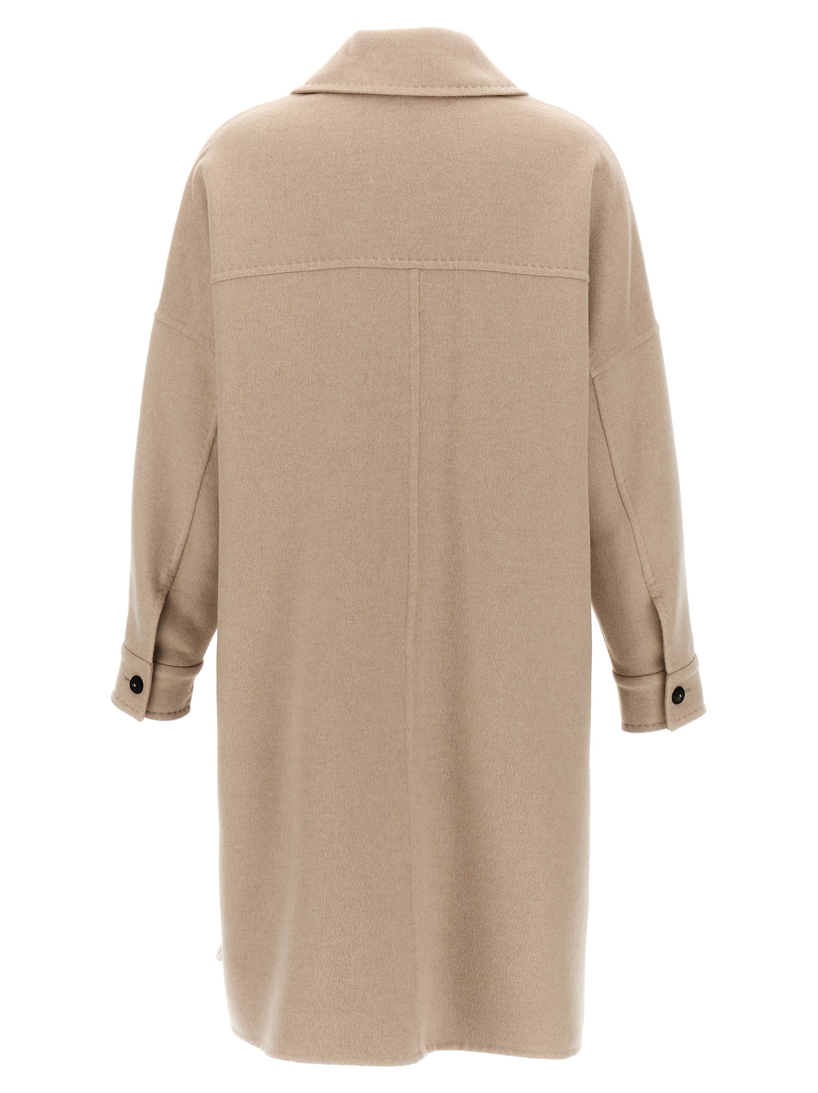 Max Mara Beige Cashmere Women's Coat