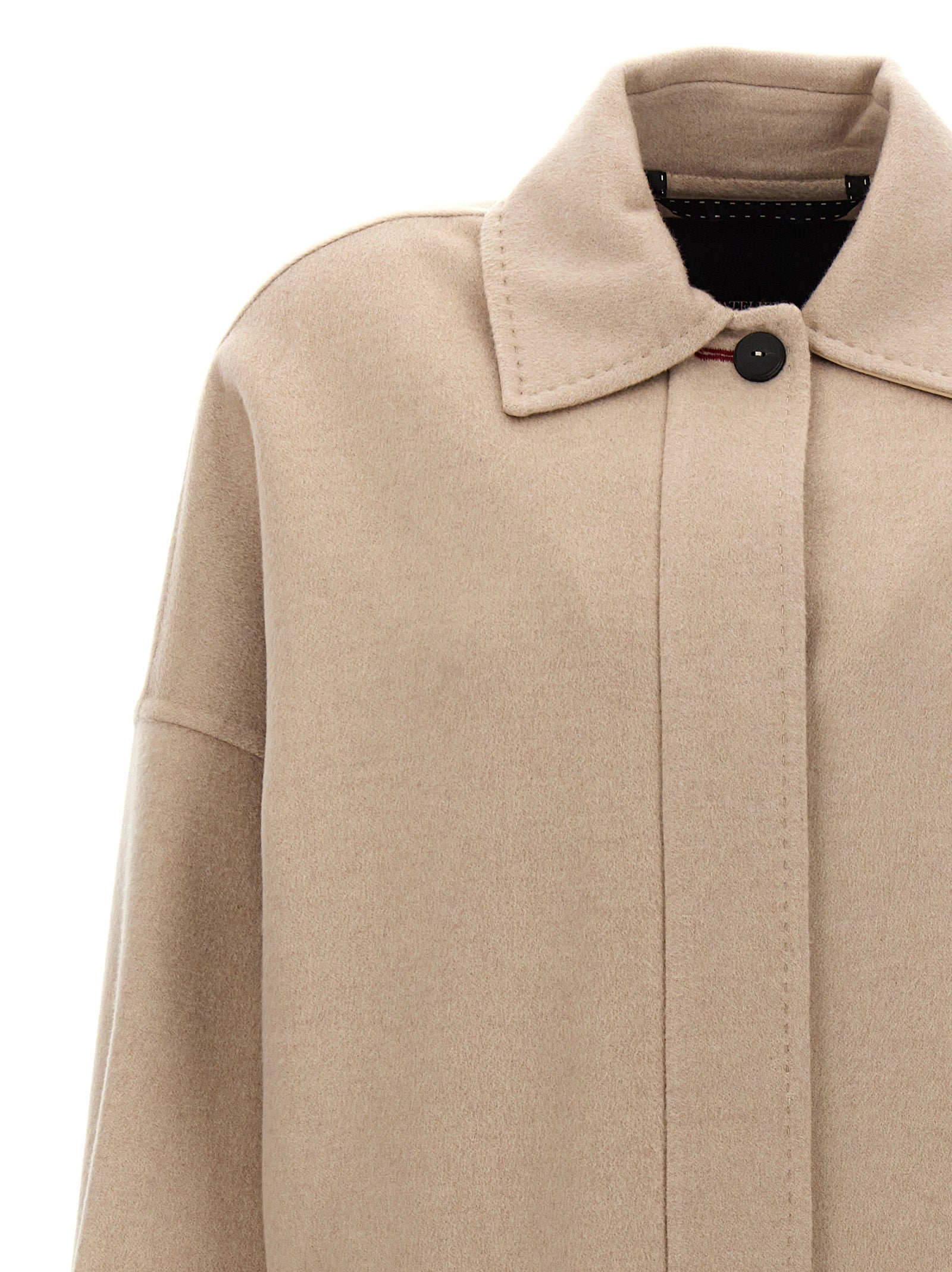 Max Mara Beige Cashmere Women's Coat