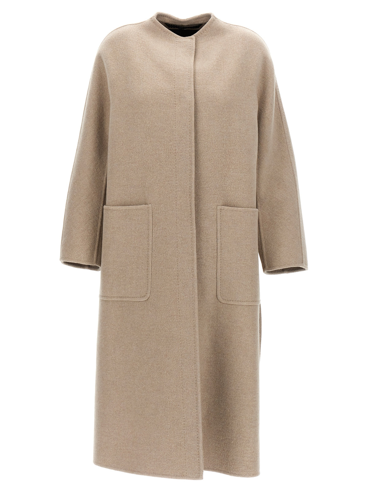 Max Mara Beige Cashmere Women's Coat