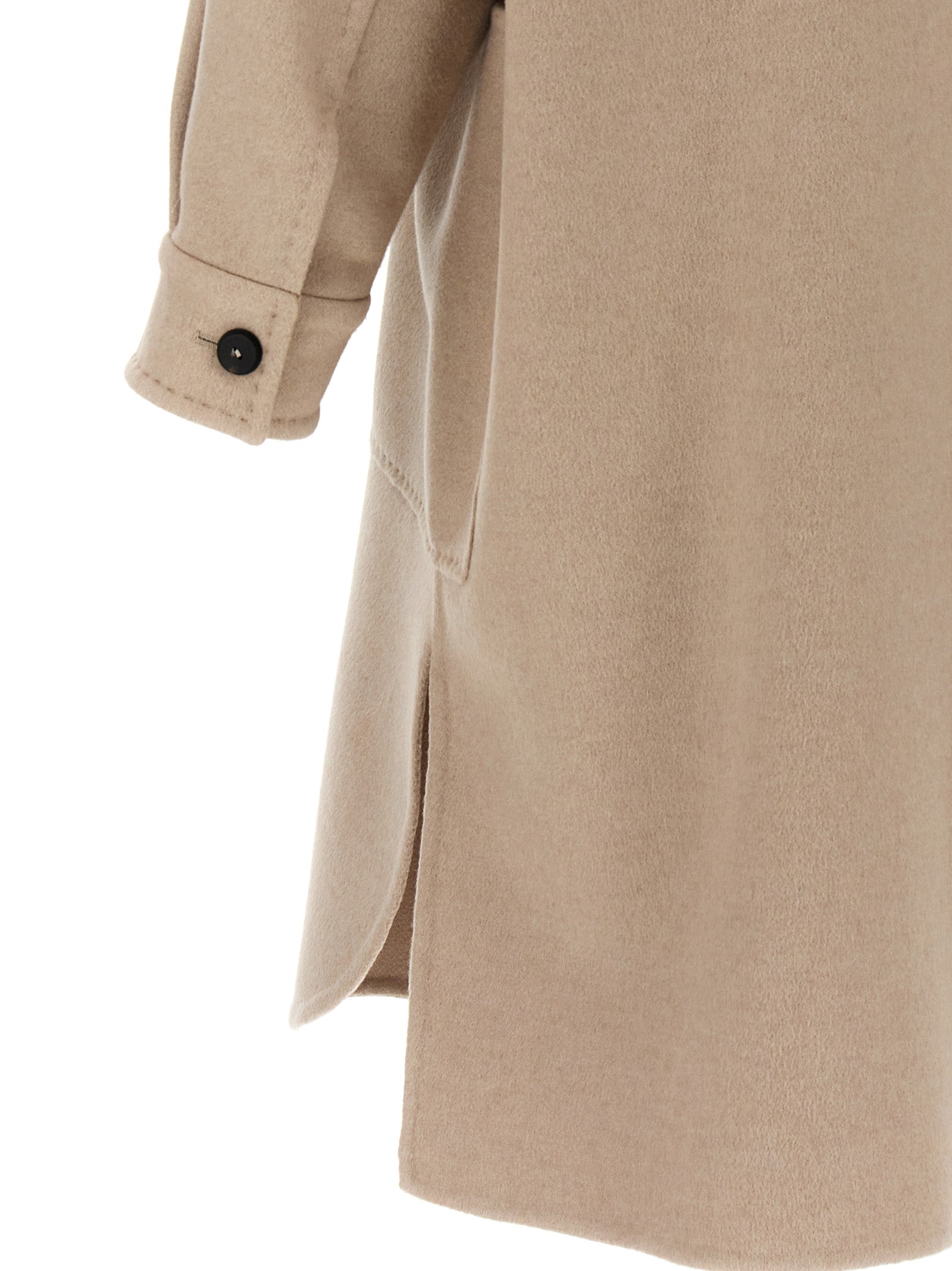 Max Mara Beige Cashmere Women's Coat