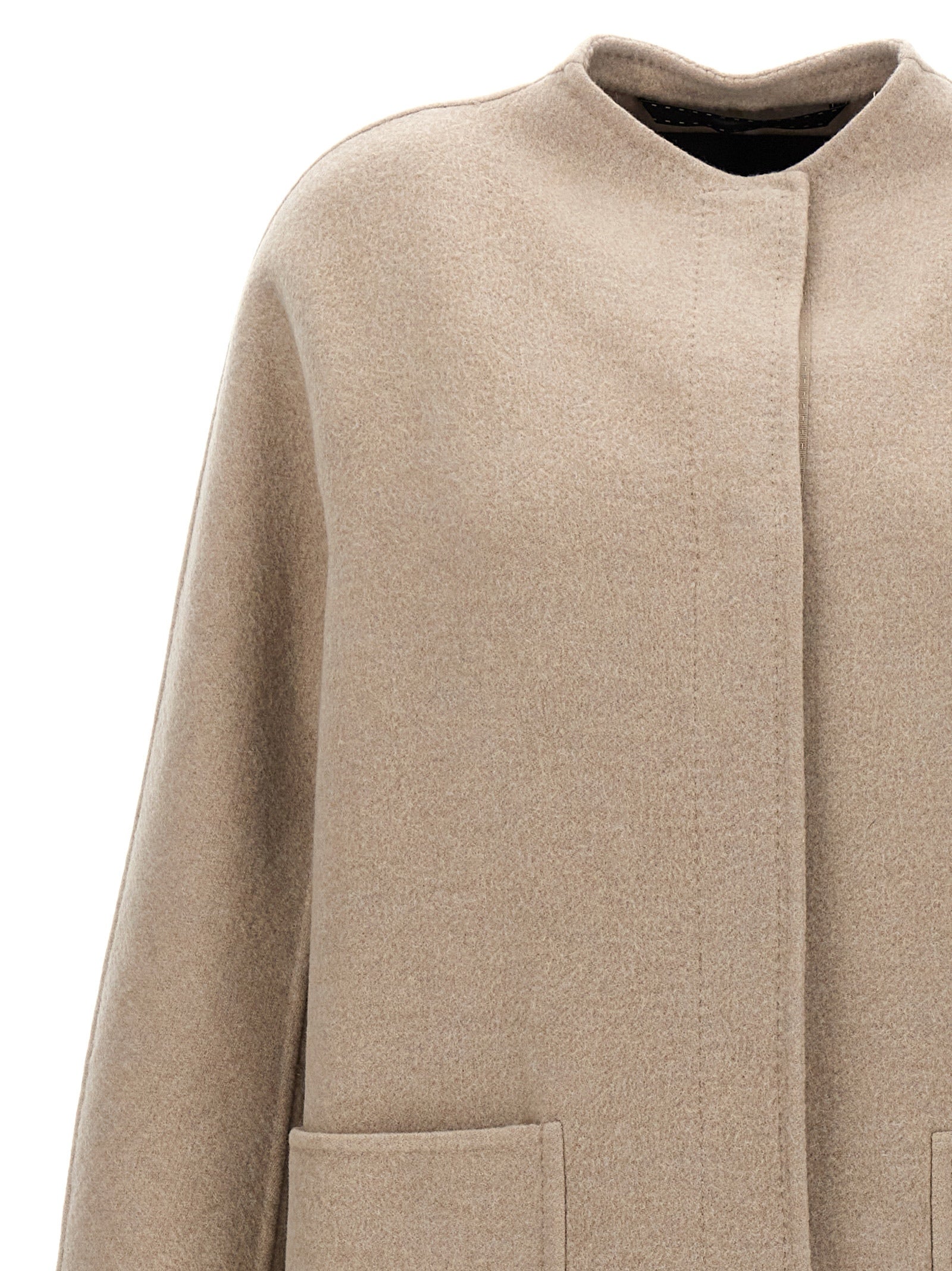 Max Mara Beige Cashmere Women's Coat