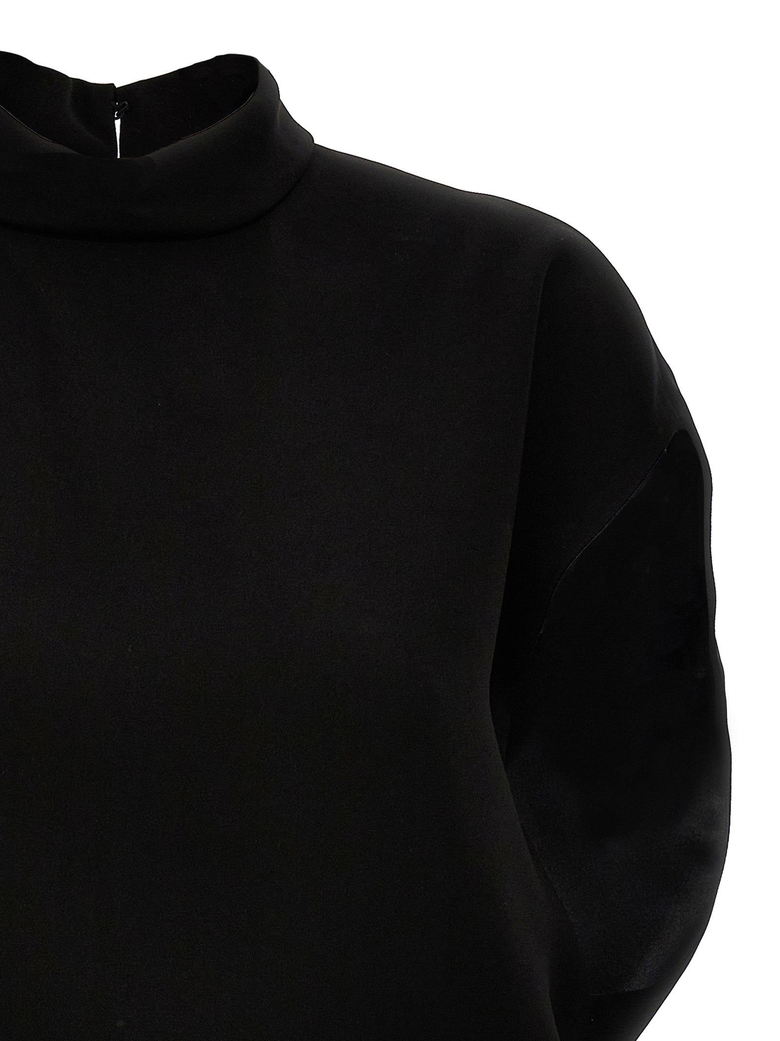 Max Mara Black Triacetate Short Women's Dress