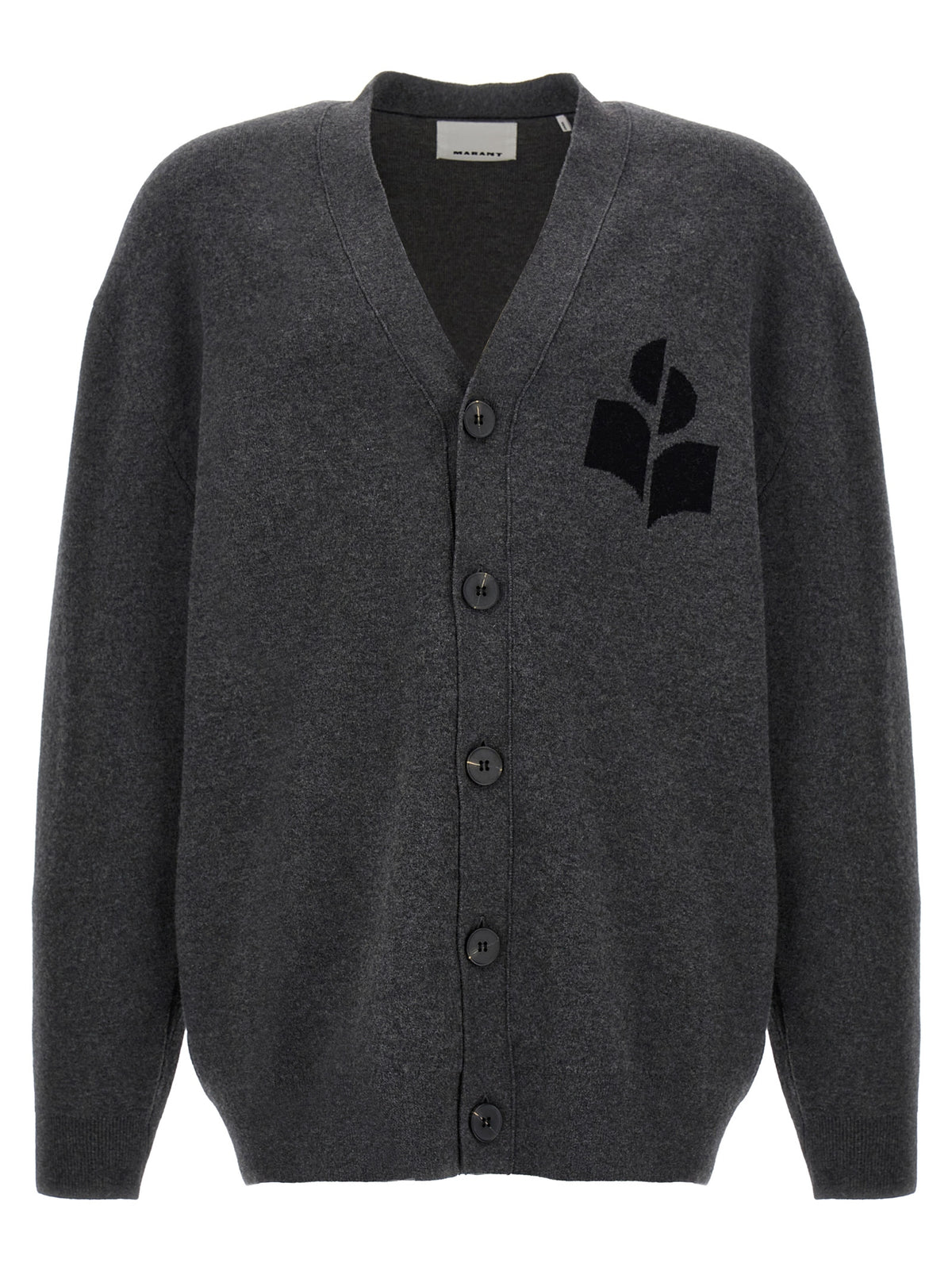 Isabel Marant Gray Cotton Men's Cardigan