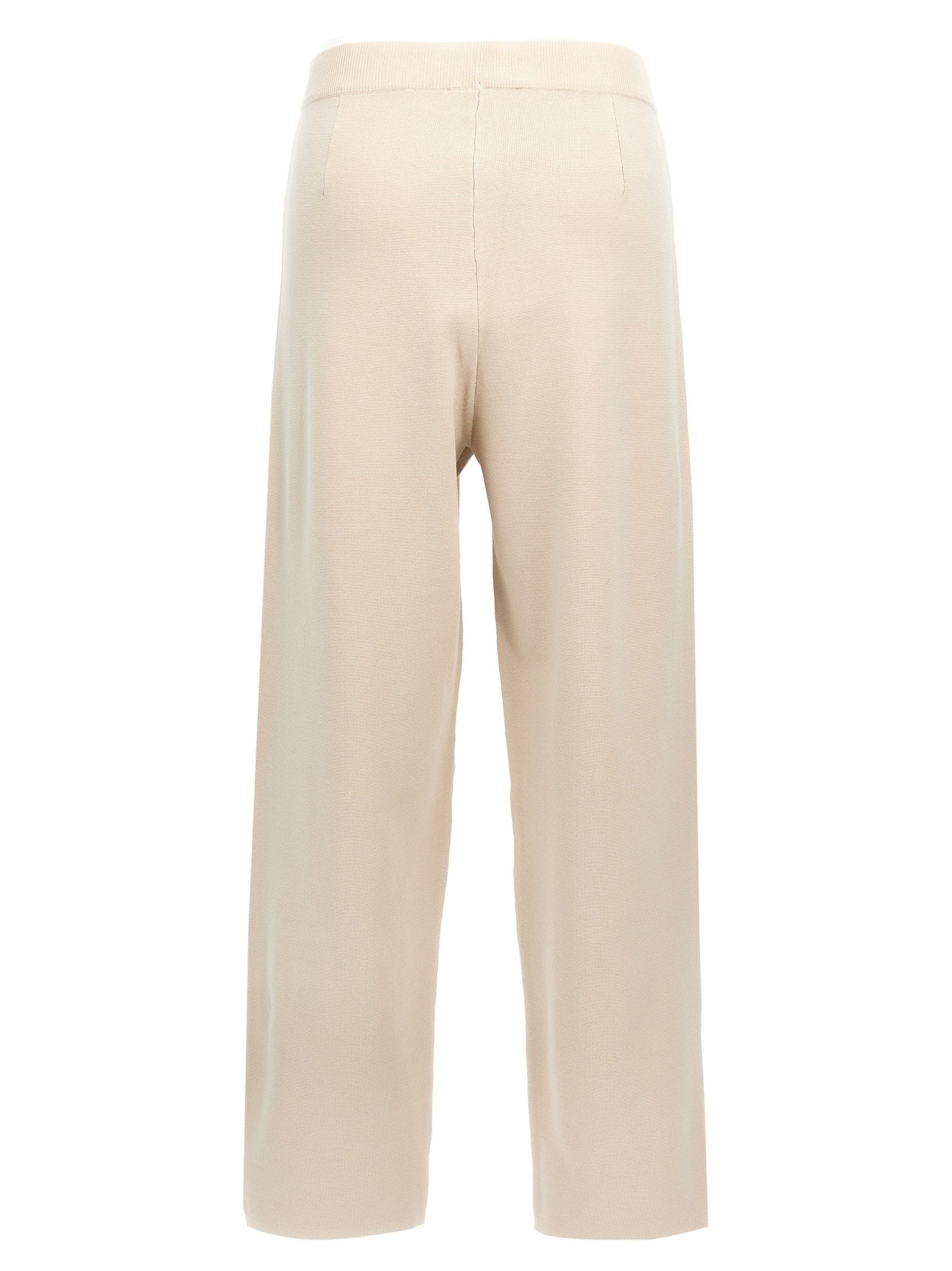 Max Mara Beige Viscose Casual Women's Pants
