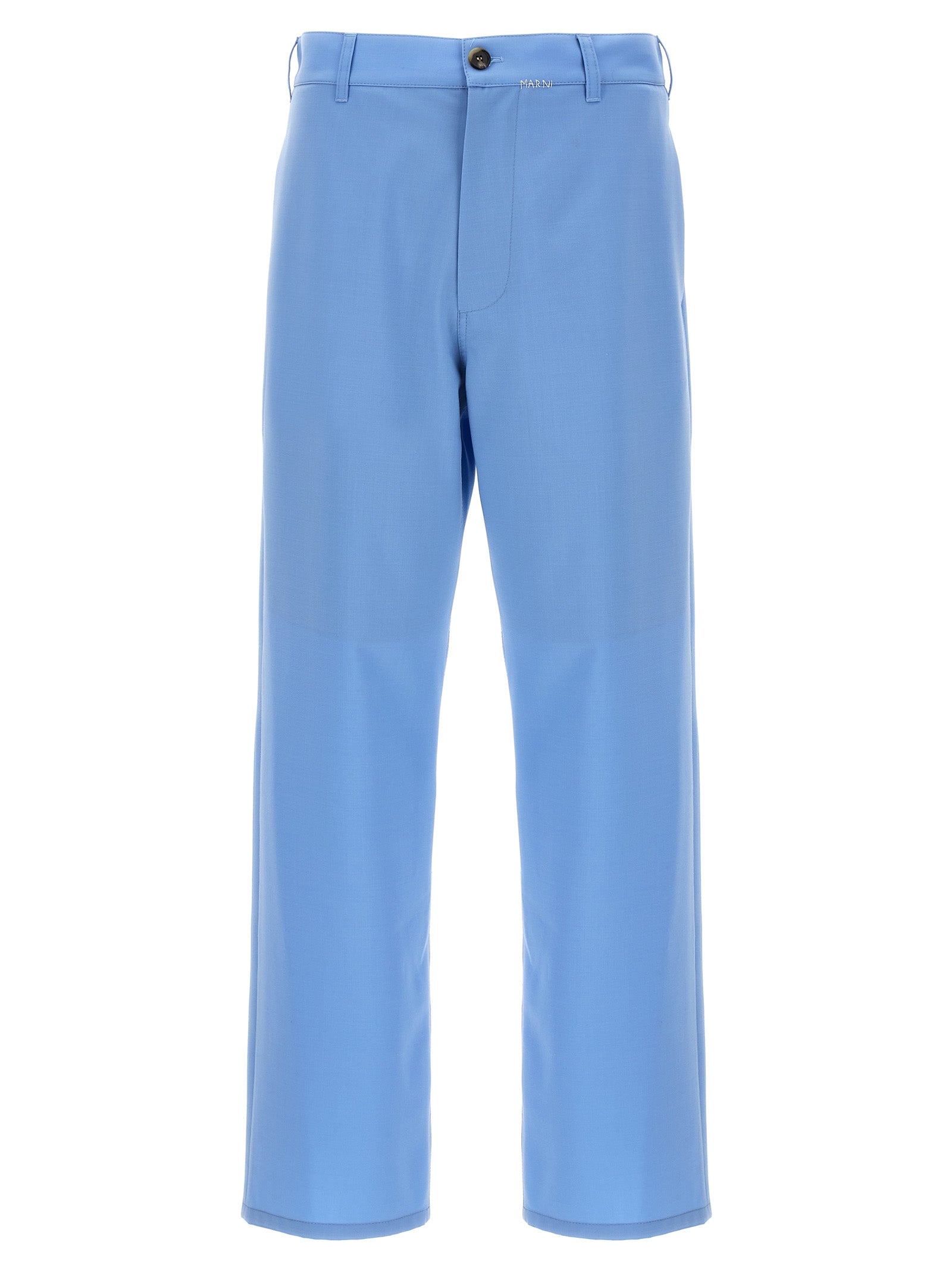 Marni Blue Polyester Casual Men's Pants