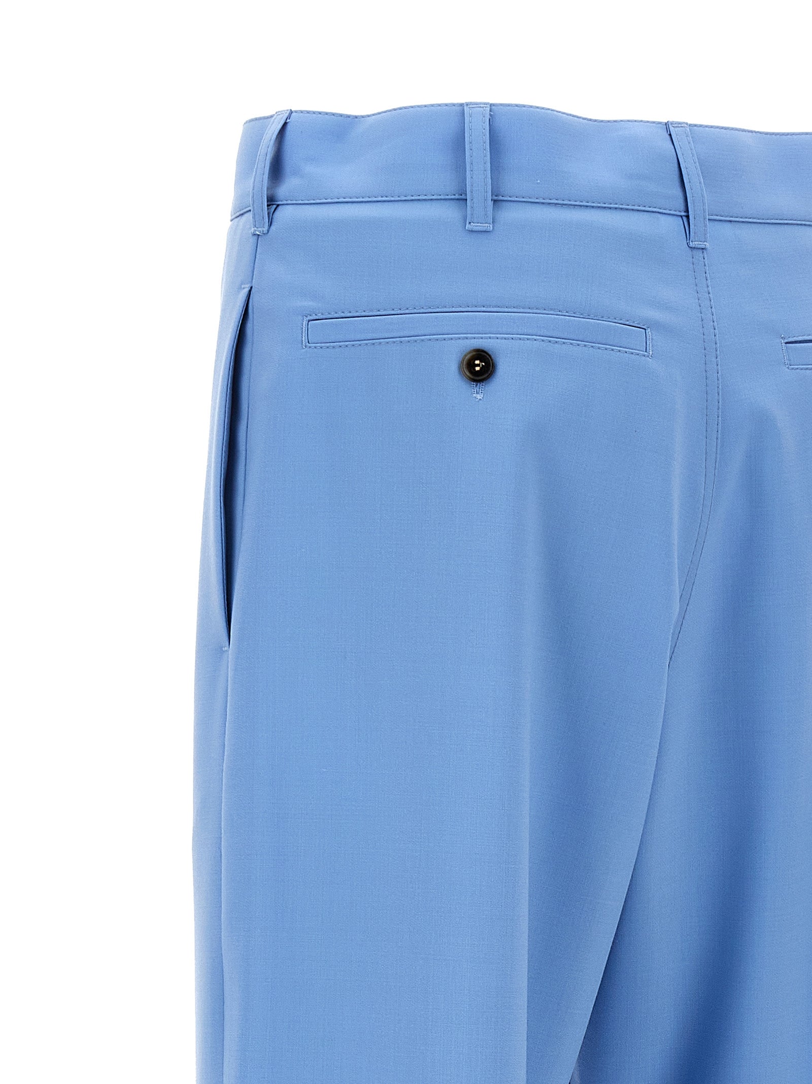 Marni Blue Polyester Casual Men's Pants
