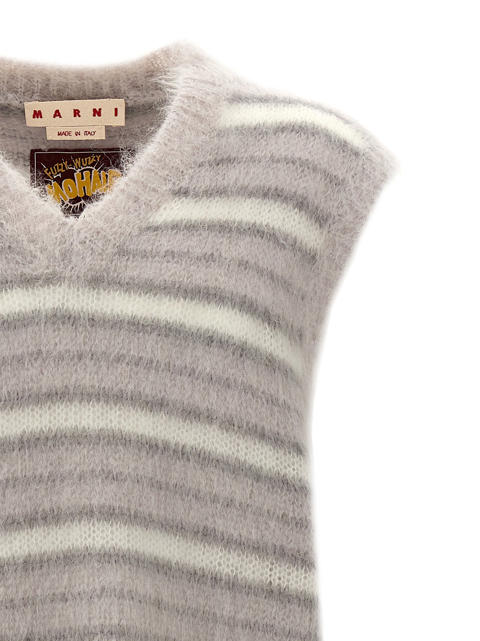 Marni Gray Mohair Men's Sweatshirt