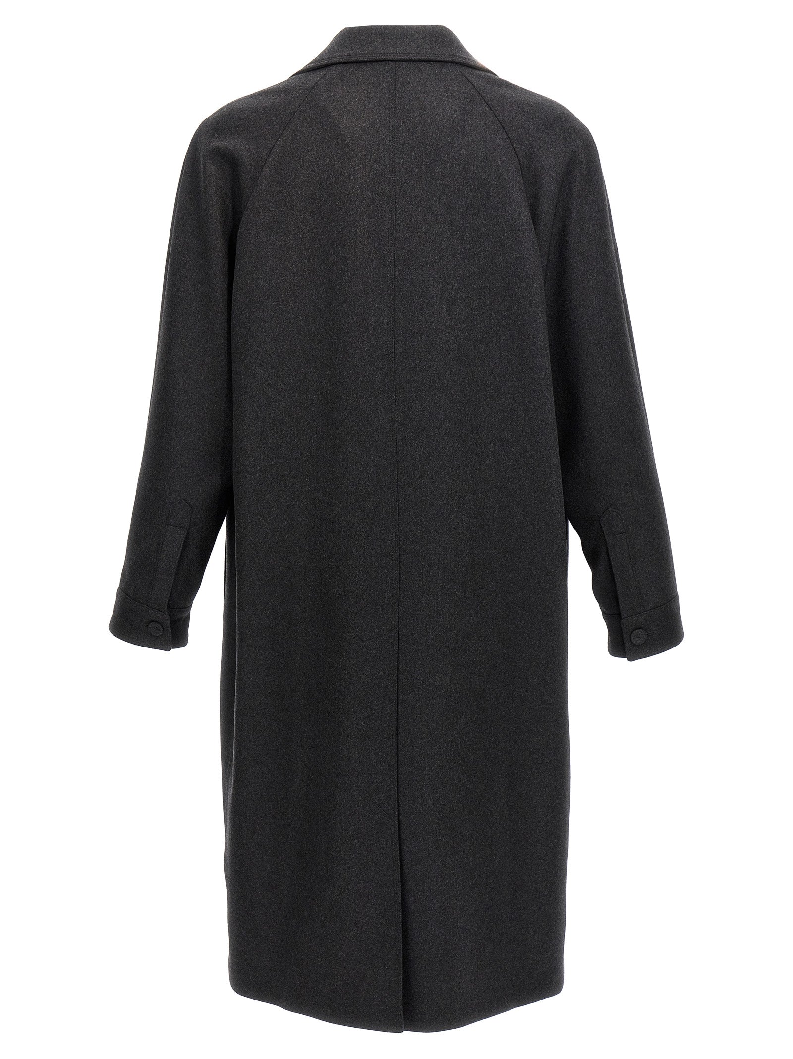Fendi Gray Cashmere Men's Coat