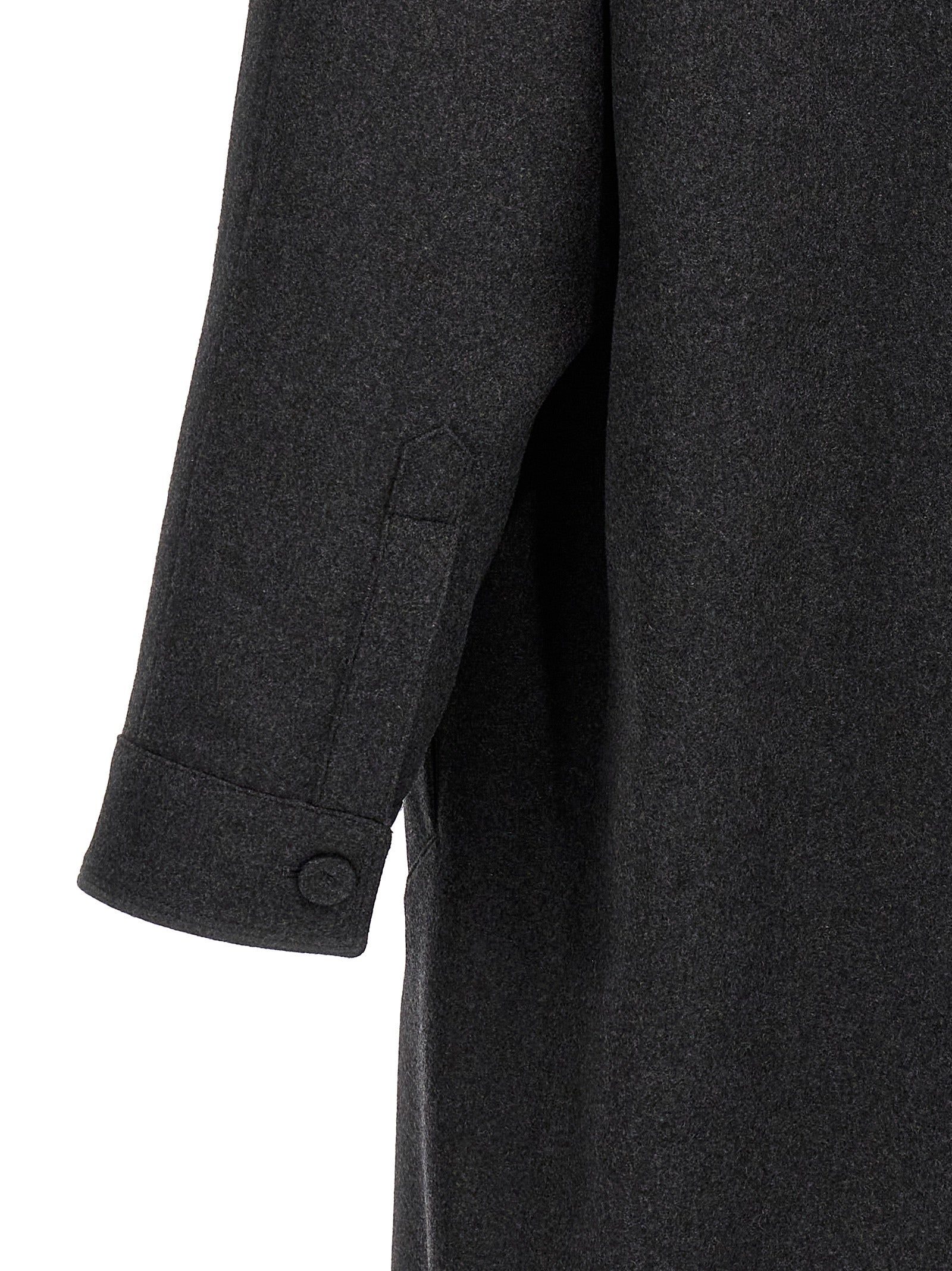 Fendi Gray Cashmere Men's Coat