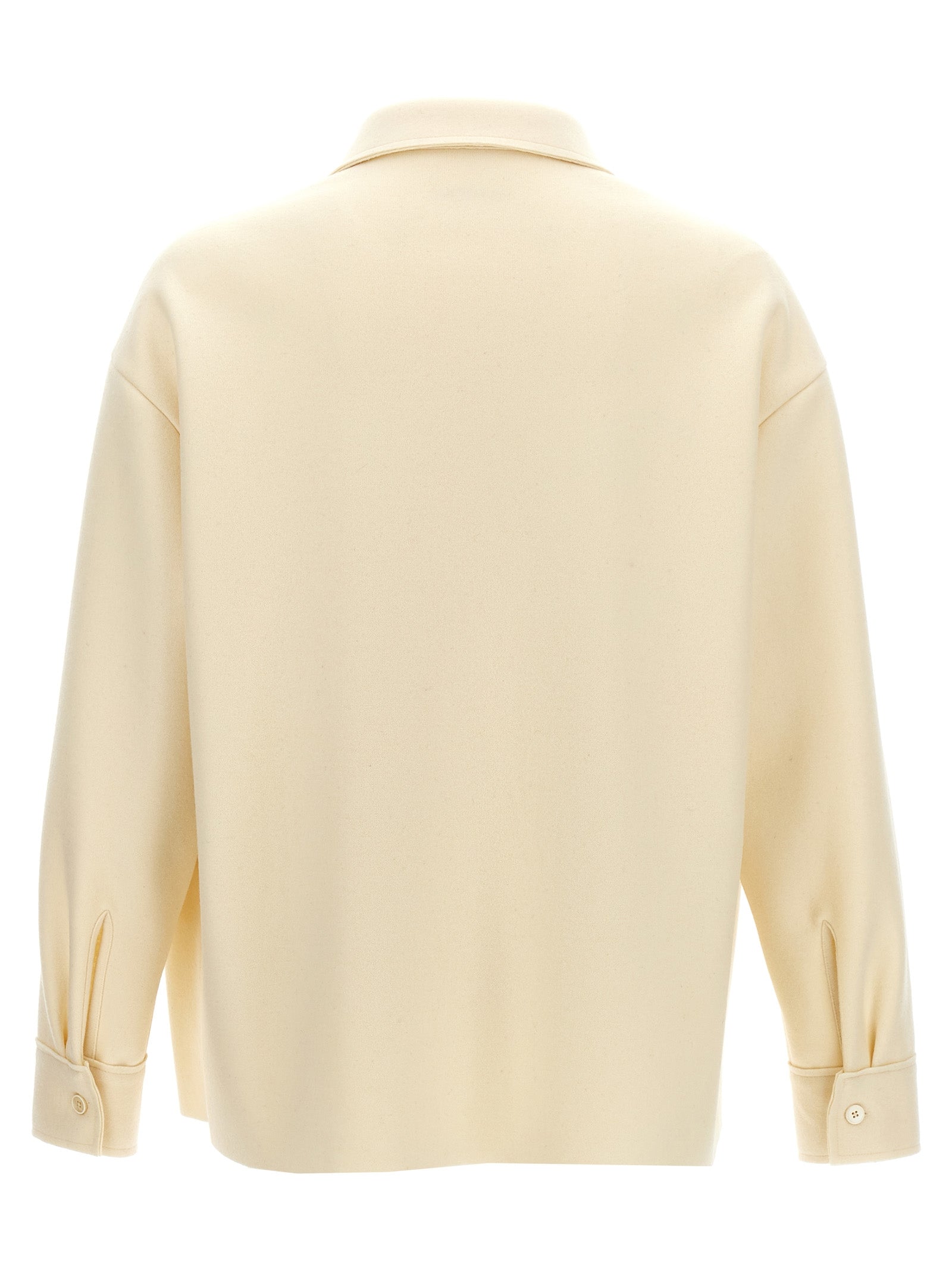 Jil Sander White Wool Men's Blouse