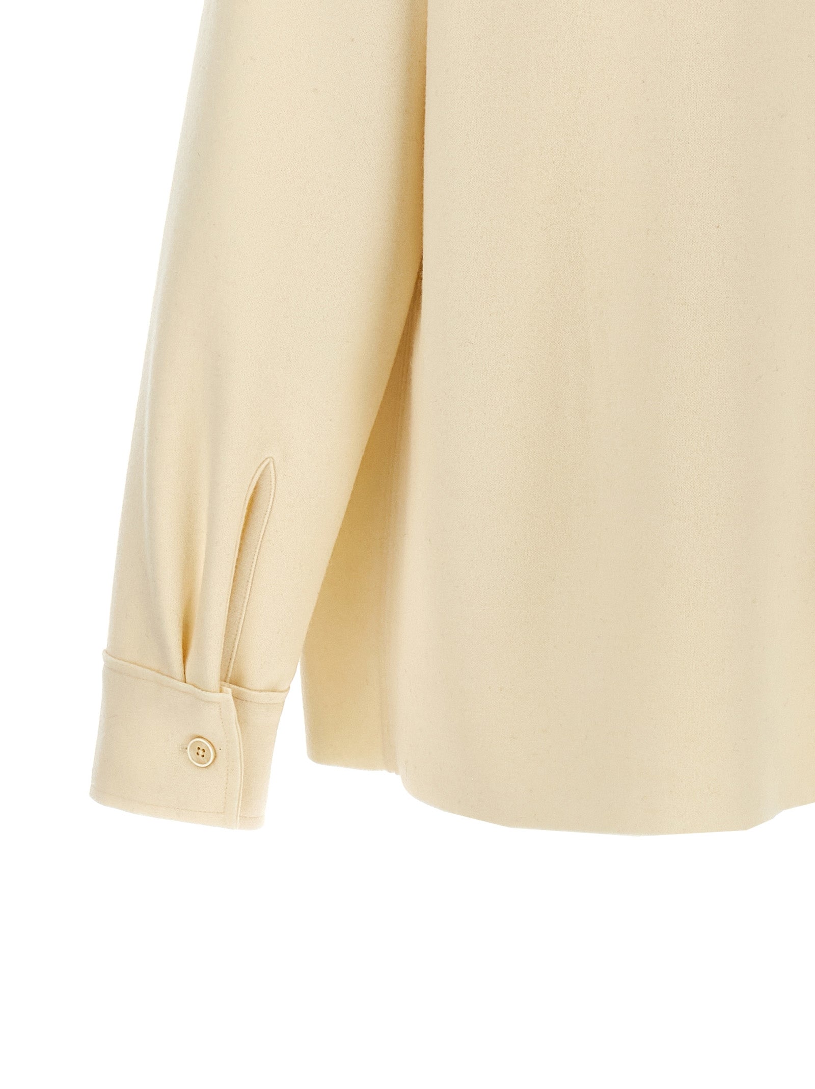 Jil Sander White Wool Men's Blouse