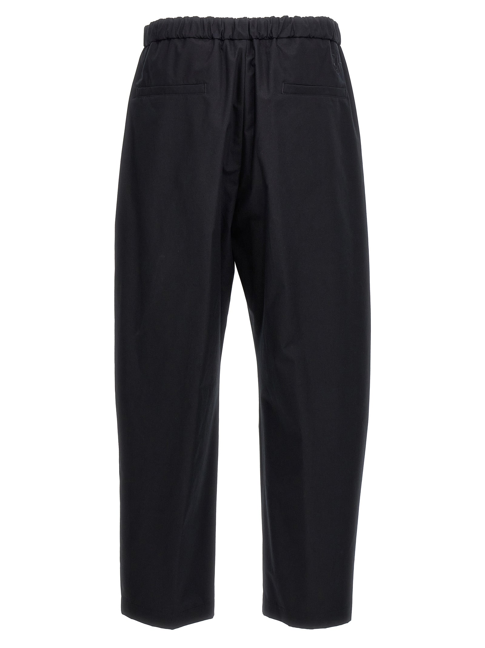 Jil Sander Blue Cotton Casual Men's Pants