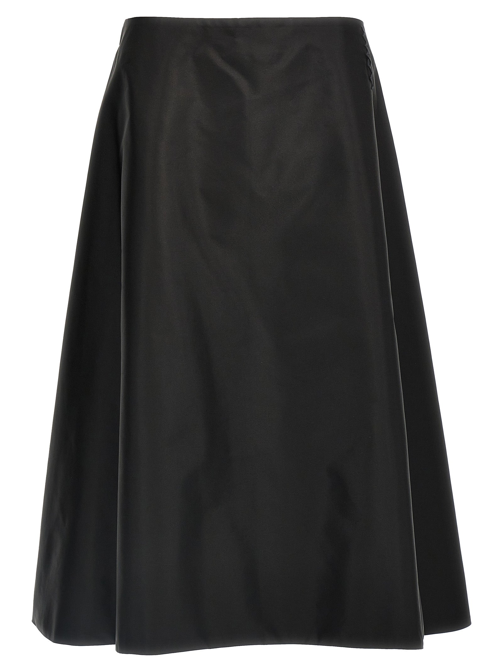 Marni Black Polyamide Midi Women's Skirt