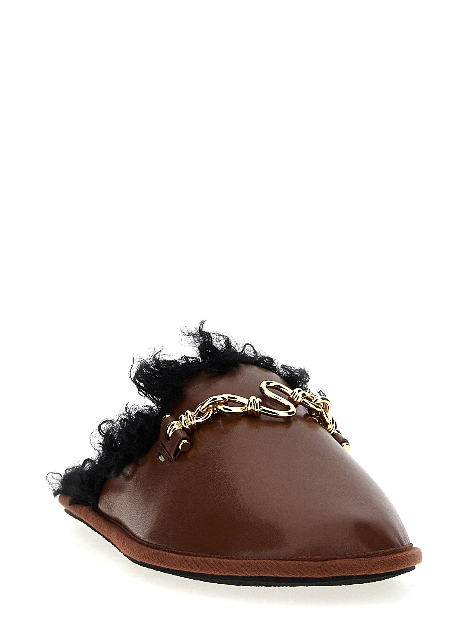 Stella McCartney Brown Polyethylene Women's Mules
