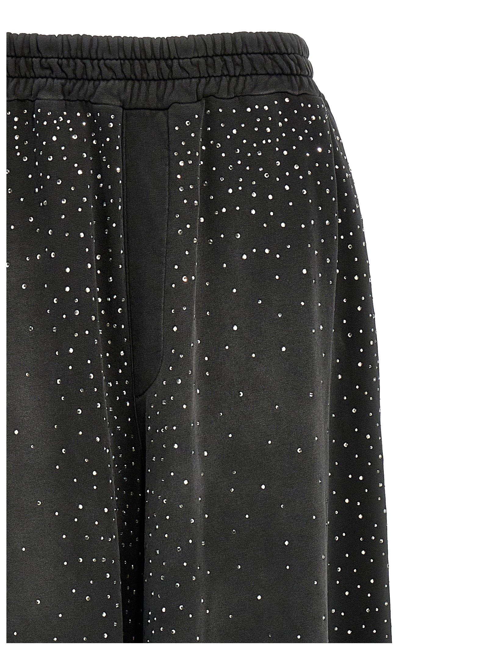 Giuseppe Di Morabito Black Cotton Joggers (Workout Women's Pants)