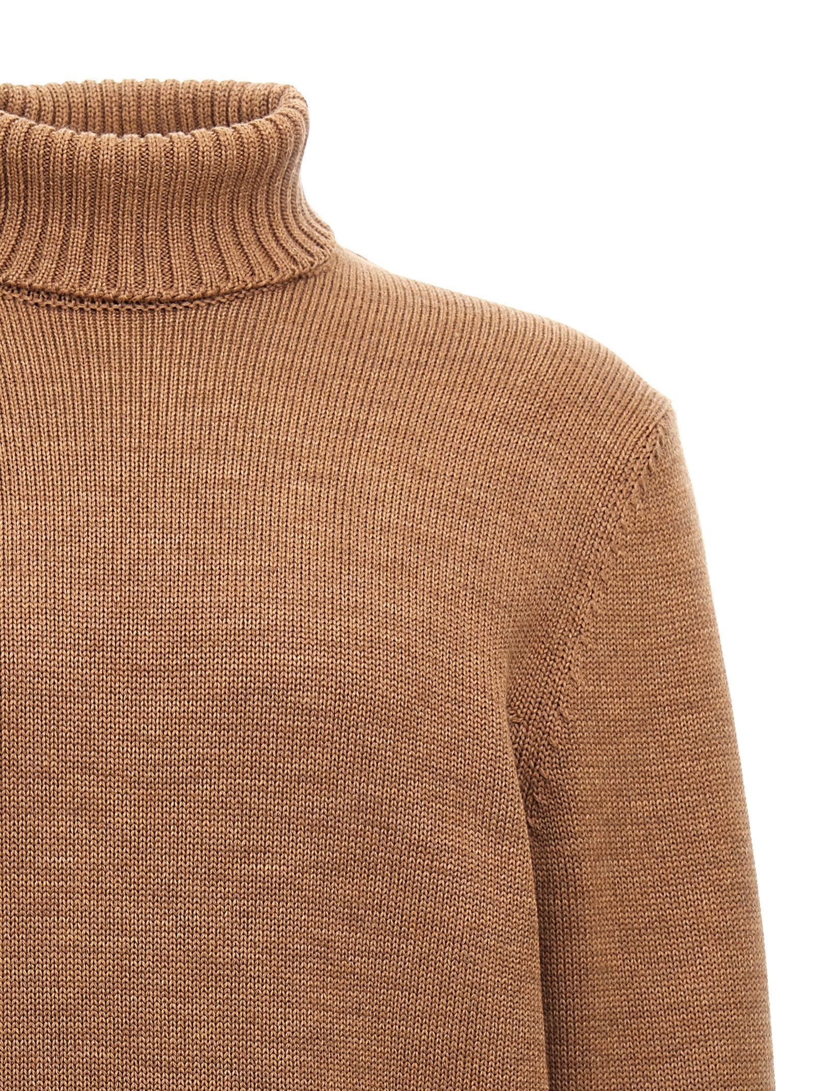 ZANONE Brown Virgin Wool Men's Cardigan
