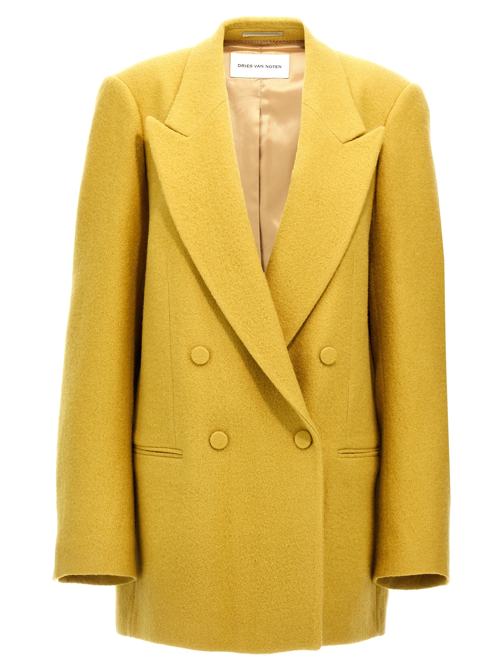 Dries Van Noten Bicolor Wool Women's Blazer