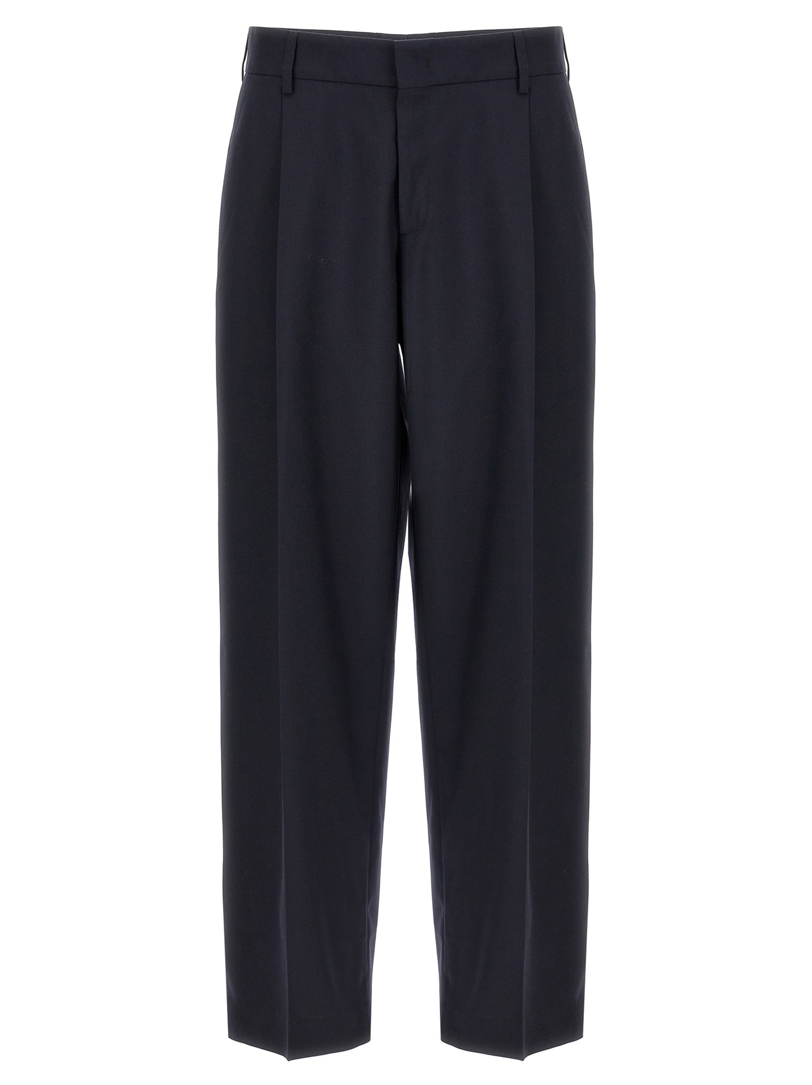 CELLAR DOOR Blue Polyester Dress Men's Pants