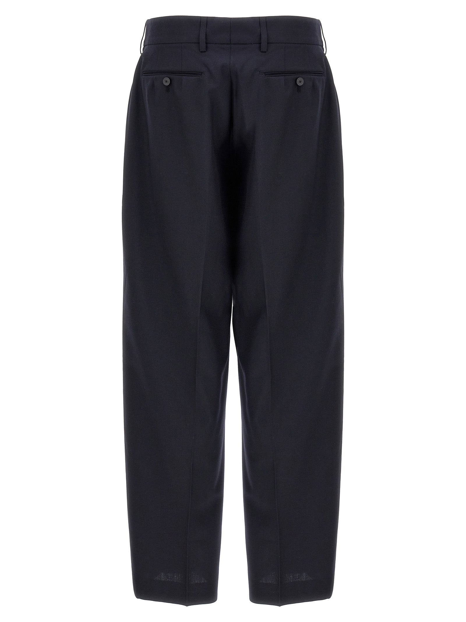 CELLAR DOOR Blue Polyester Dress Men's Pants