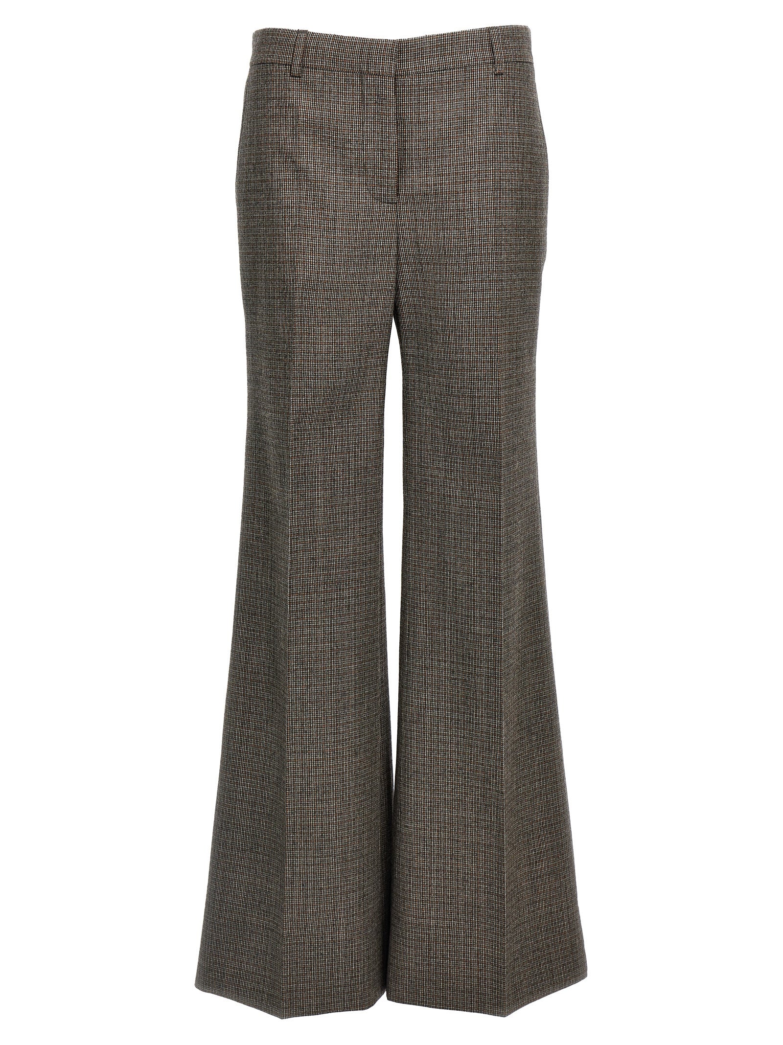 Stella McCartney Gray Wool Flared Women's Pants