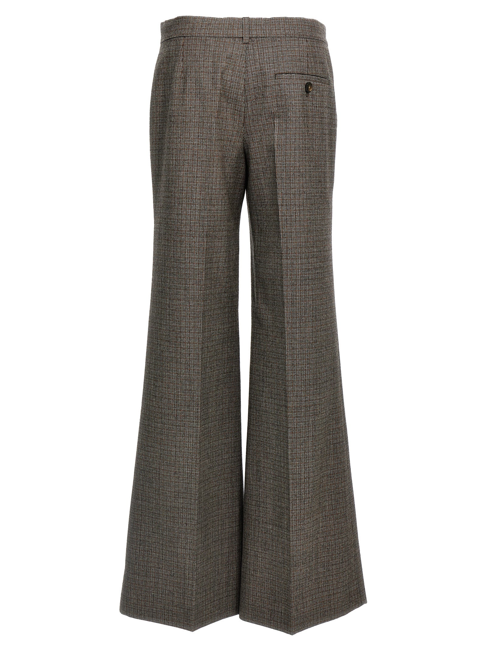 Stella McCartney Gray Wool Flared Women's Pants