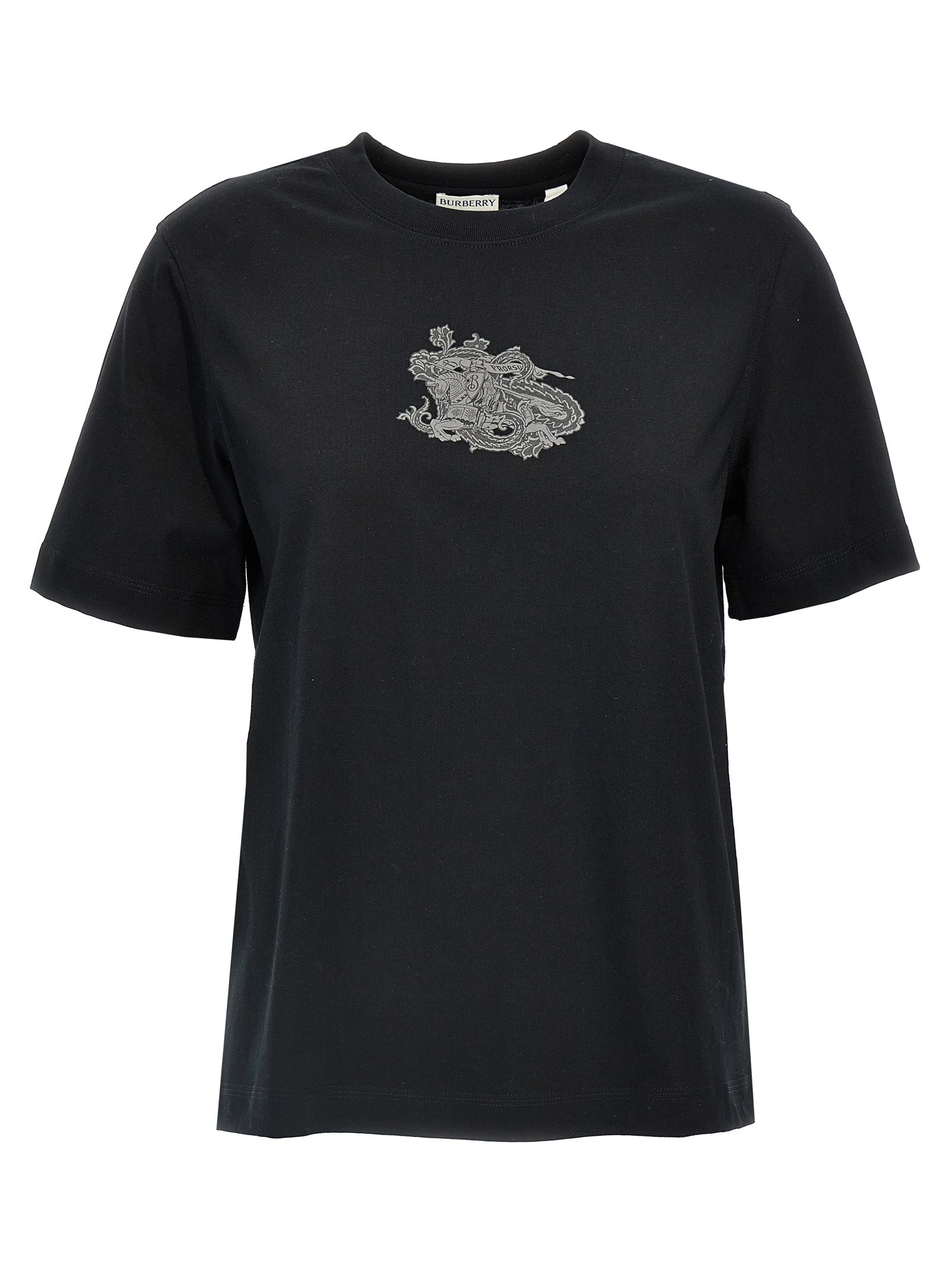 Burberry Black Cotton Women's T-Shirt