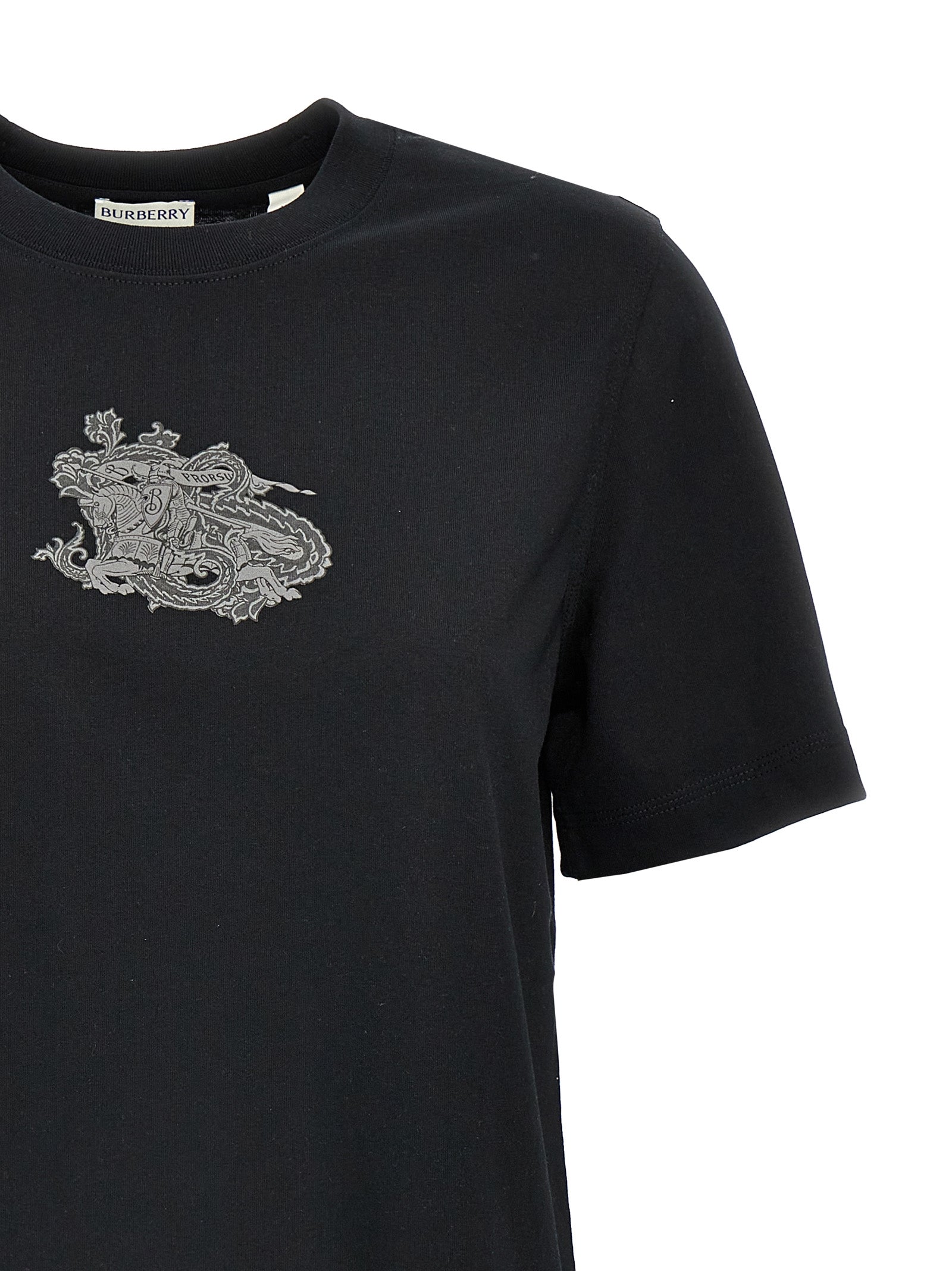 Burberry Black Cotton Women's T-Shirt