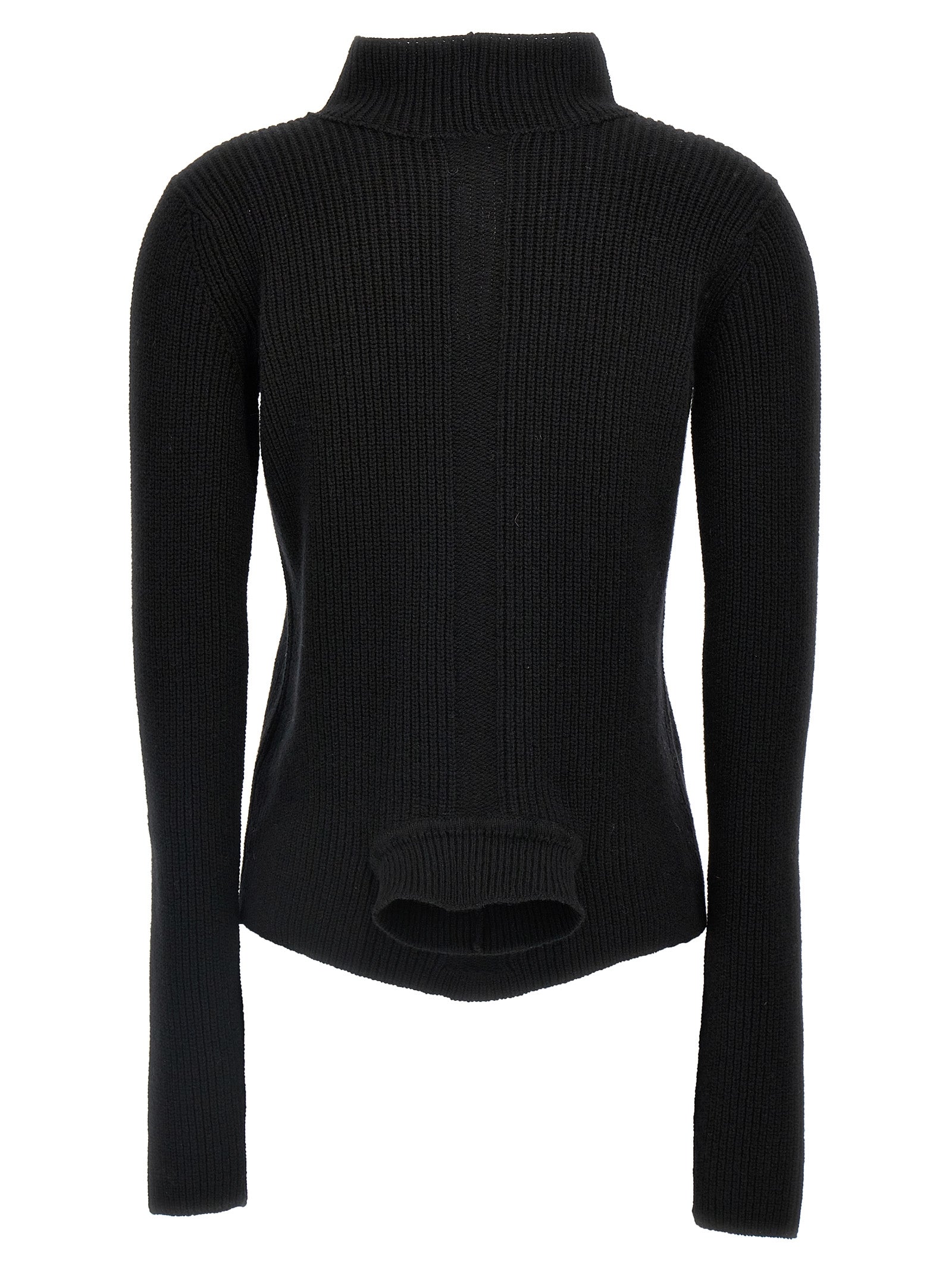 Rick Owens Black Cashmere Women's Cardigan