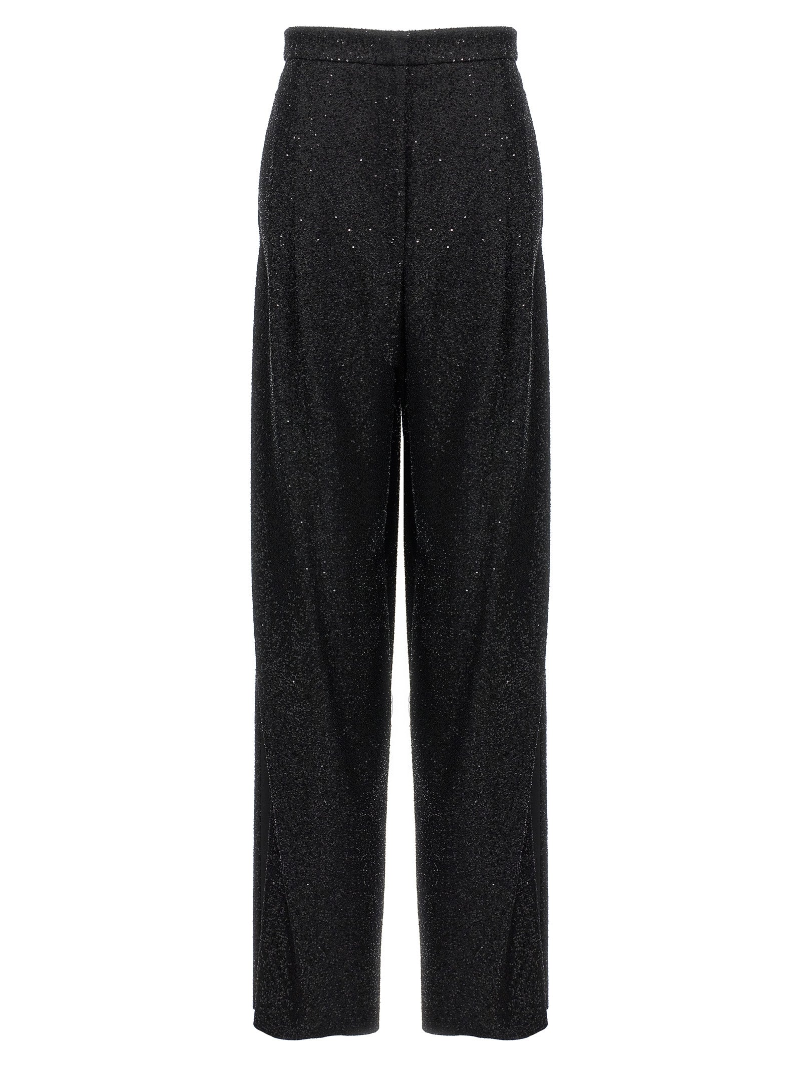 Max Mara Black Viscose Dress Women's Pants