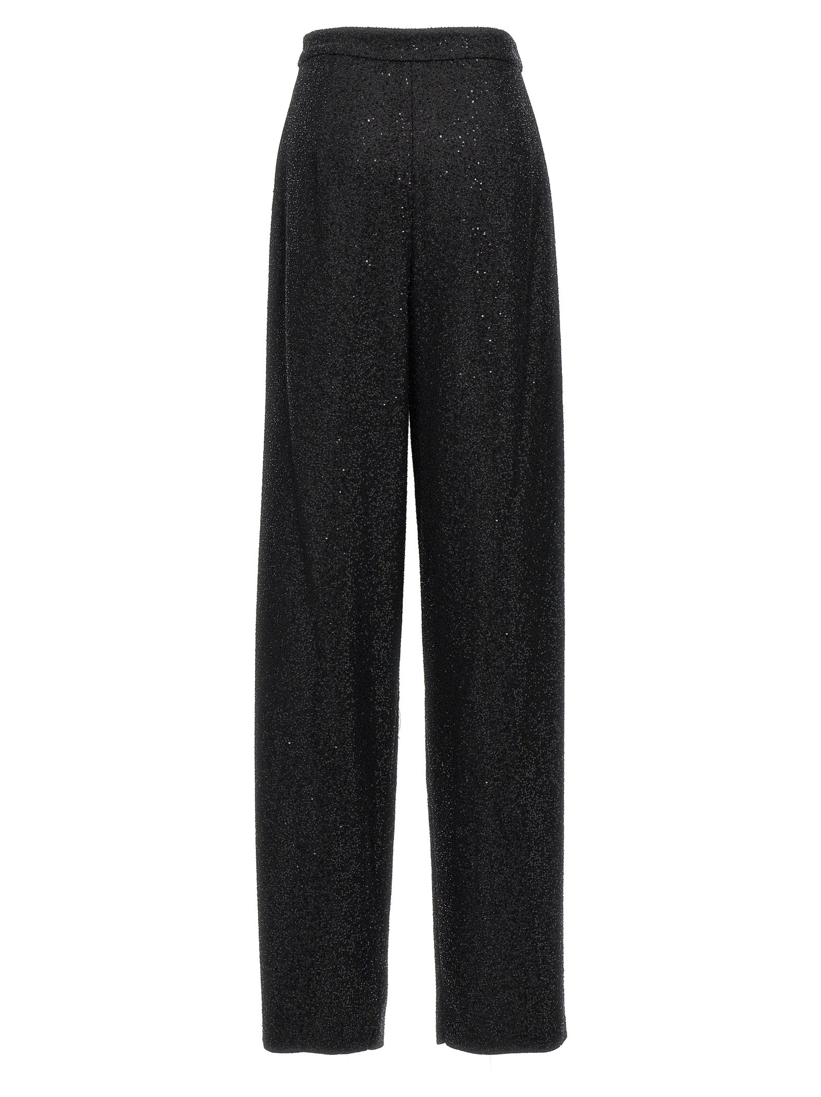 Max Mara Black Viscose Dress Women's Pants