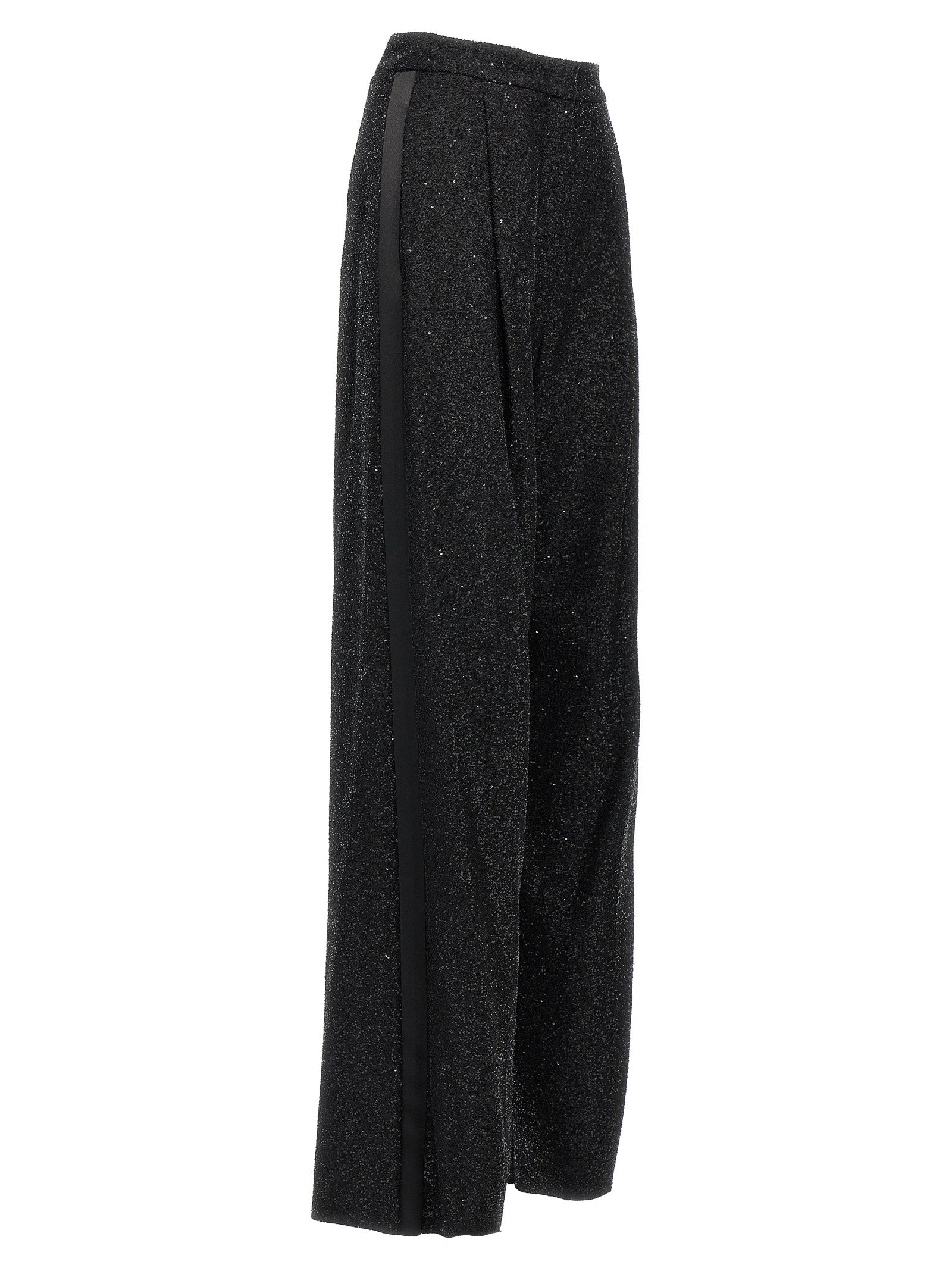 Max Mara Black Viscose Dress Women's Pants