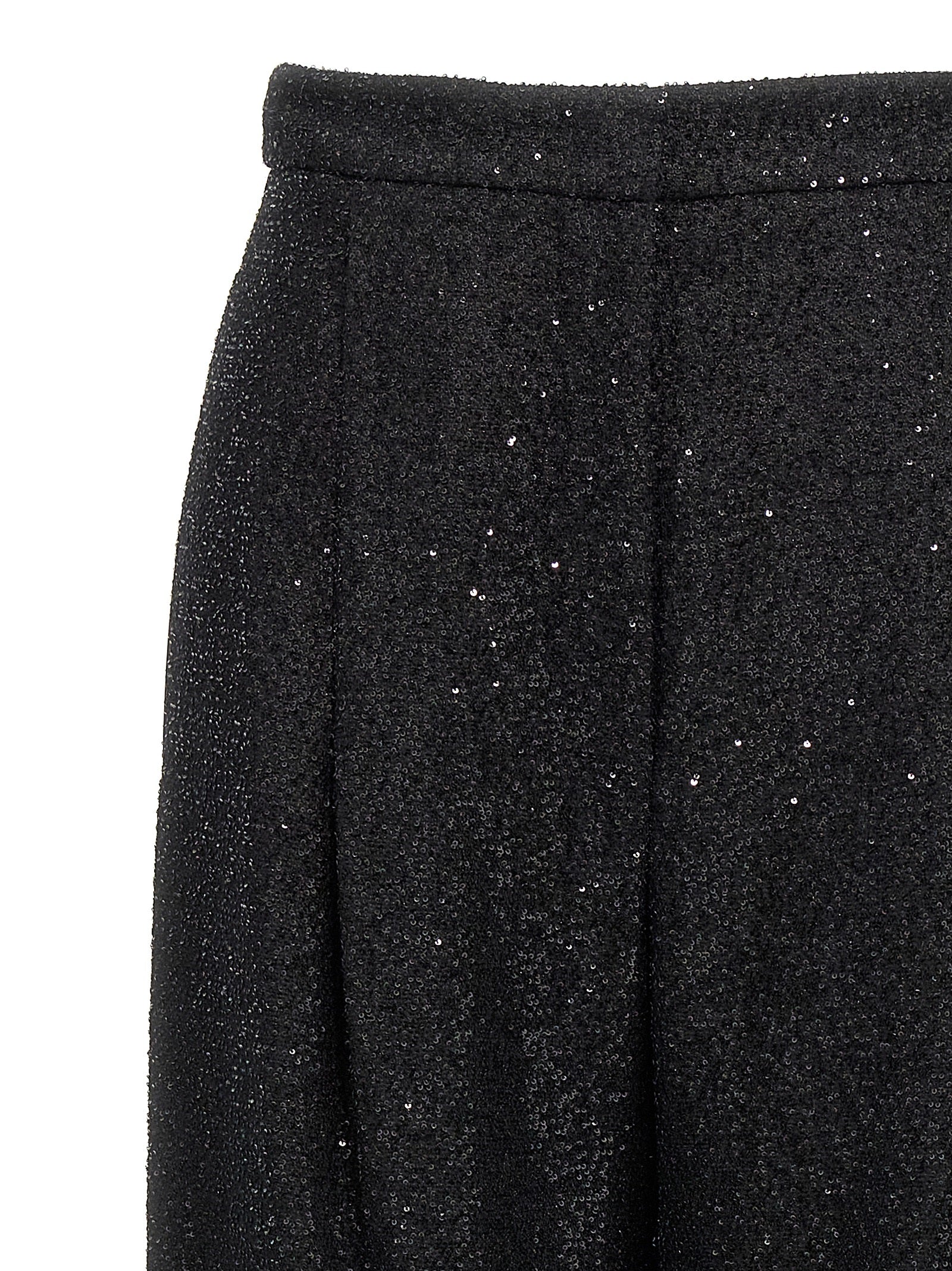 Max Mara Black Viscose Dress Women's Pants