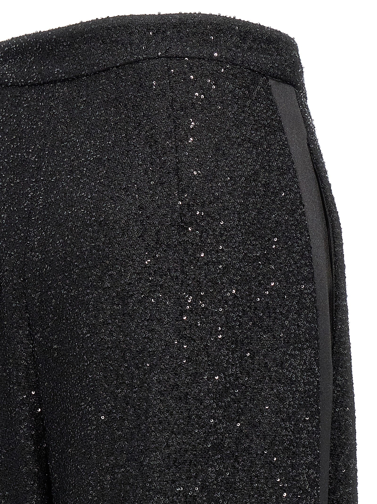Max Mara Black Viscose Dress Women's Pants