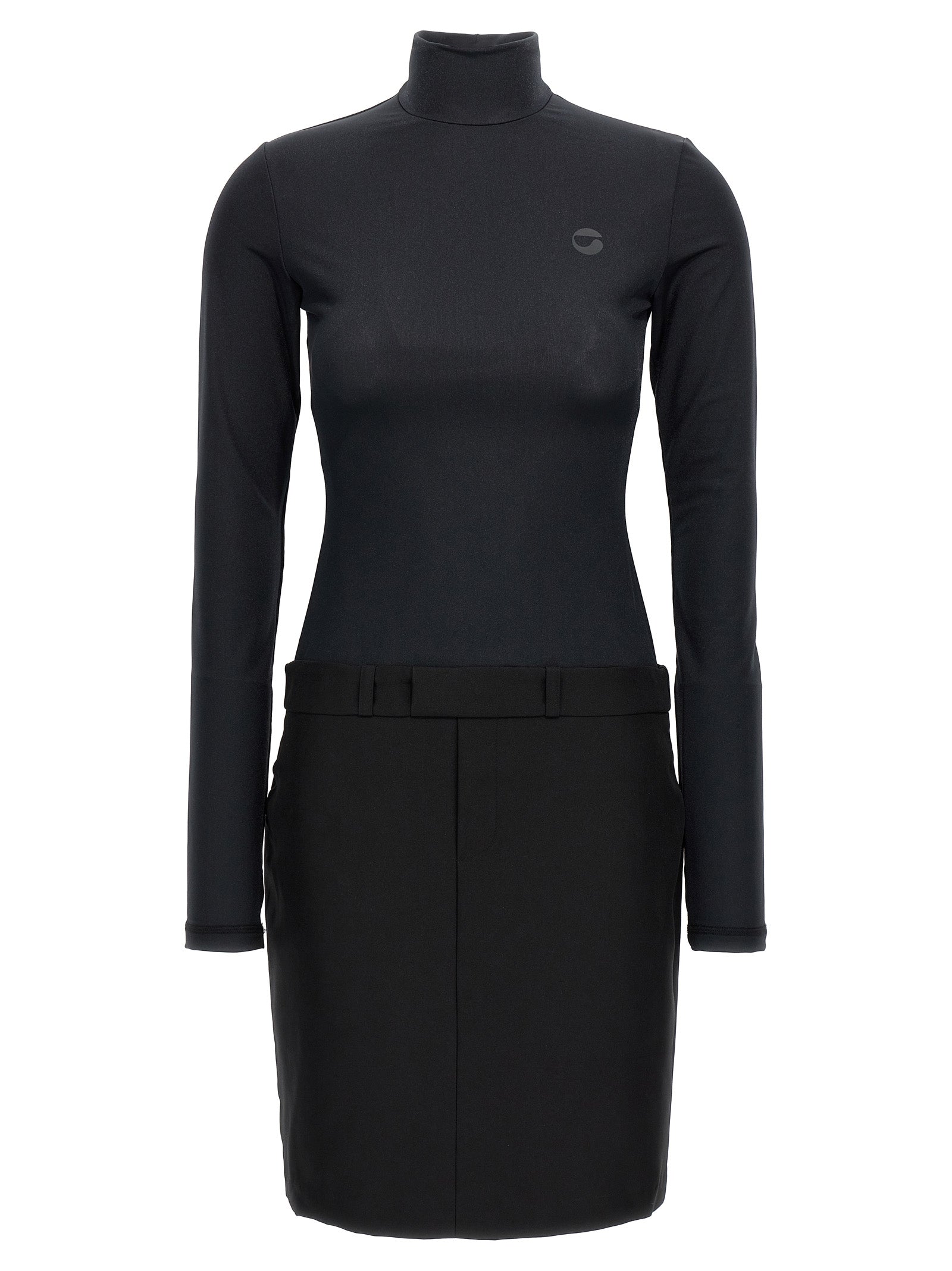 Coperni Black Polyester Short Women's Dress