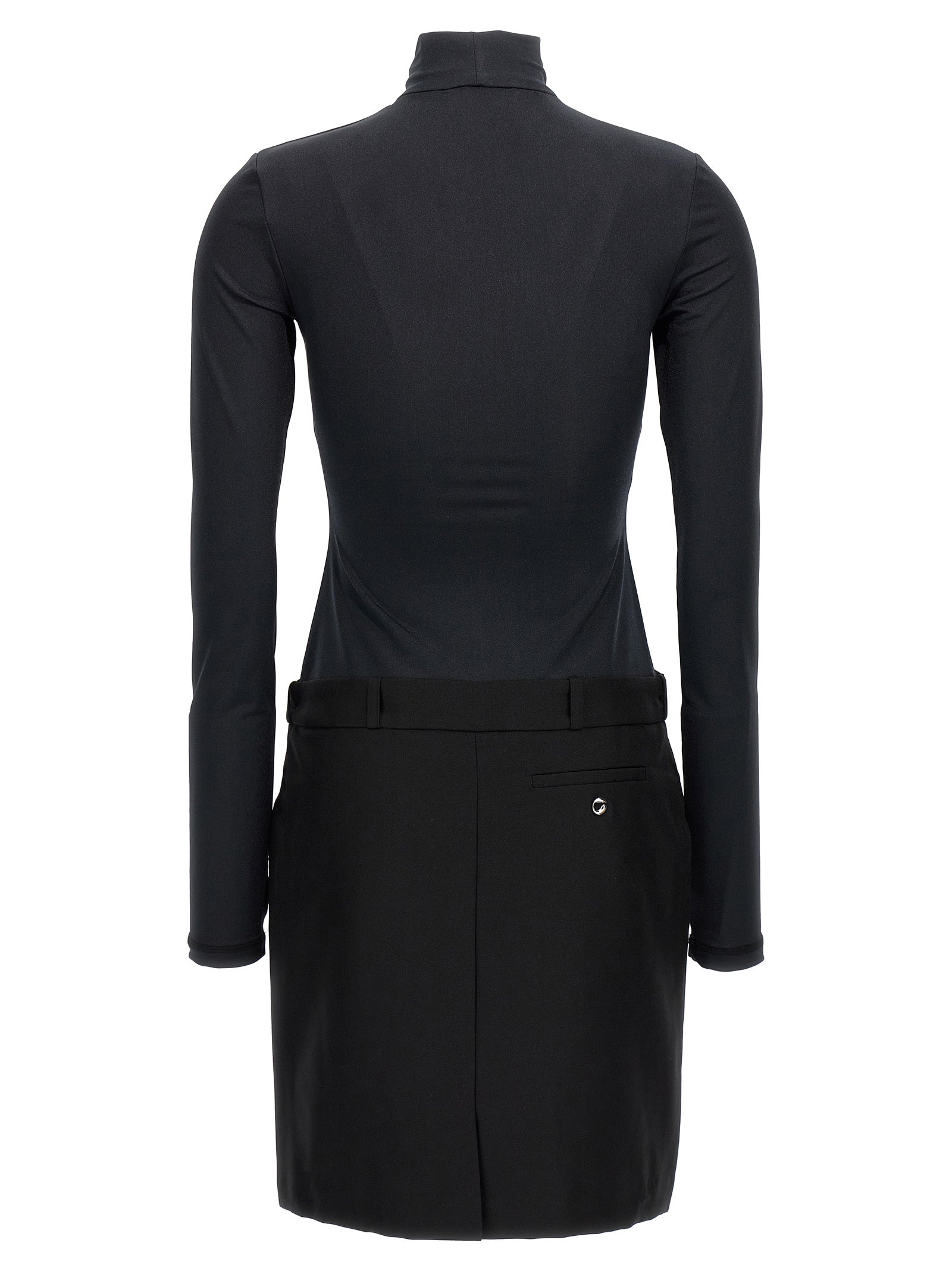 Coperni Black Polyester Short Women's Dress