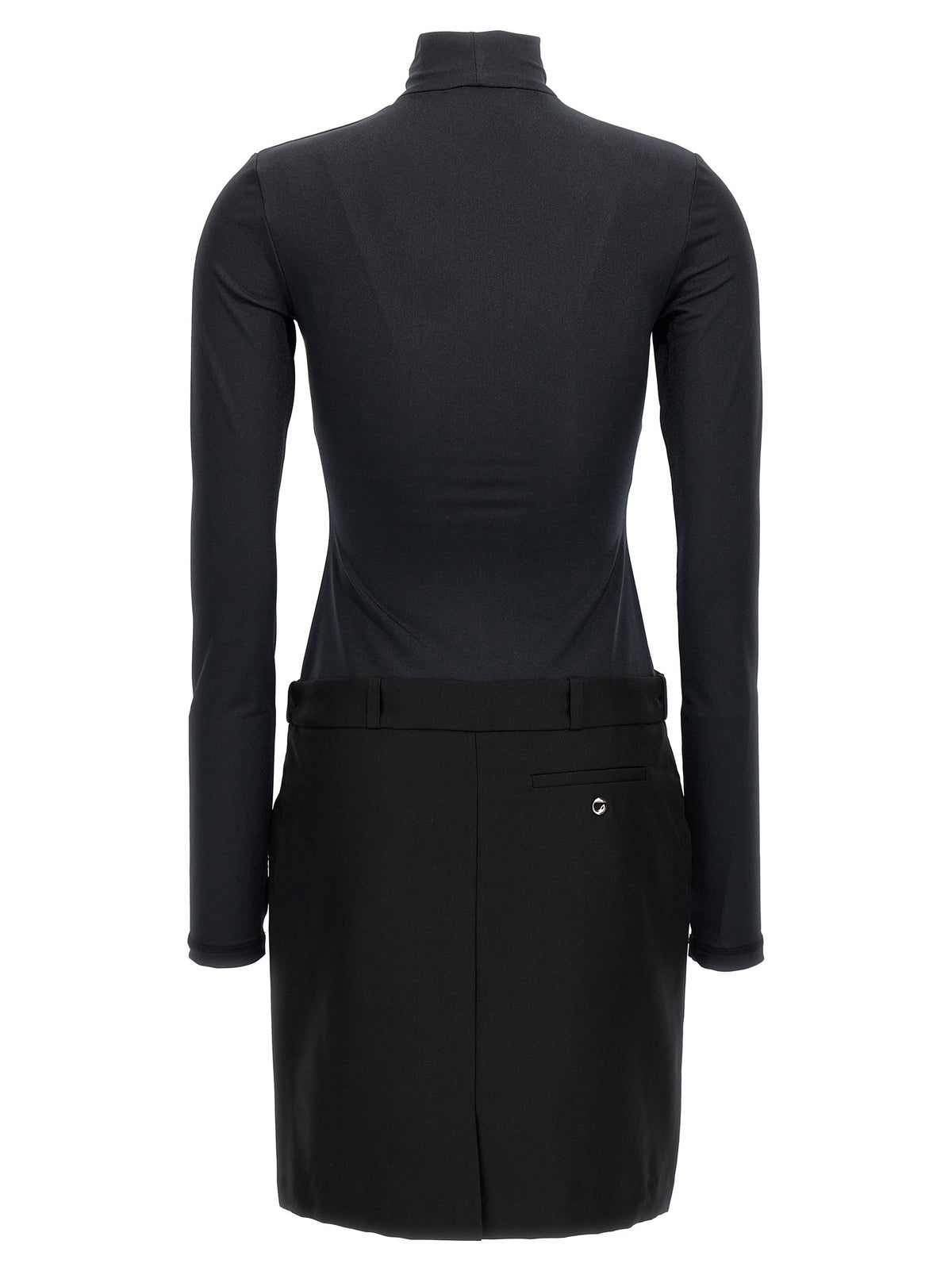 Coperni Black Polyester Short Women's Dress