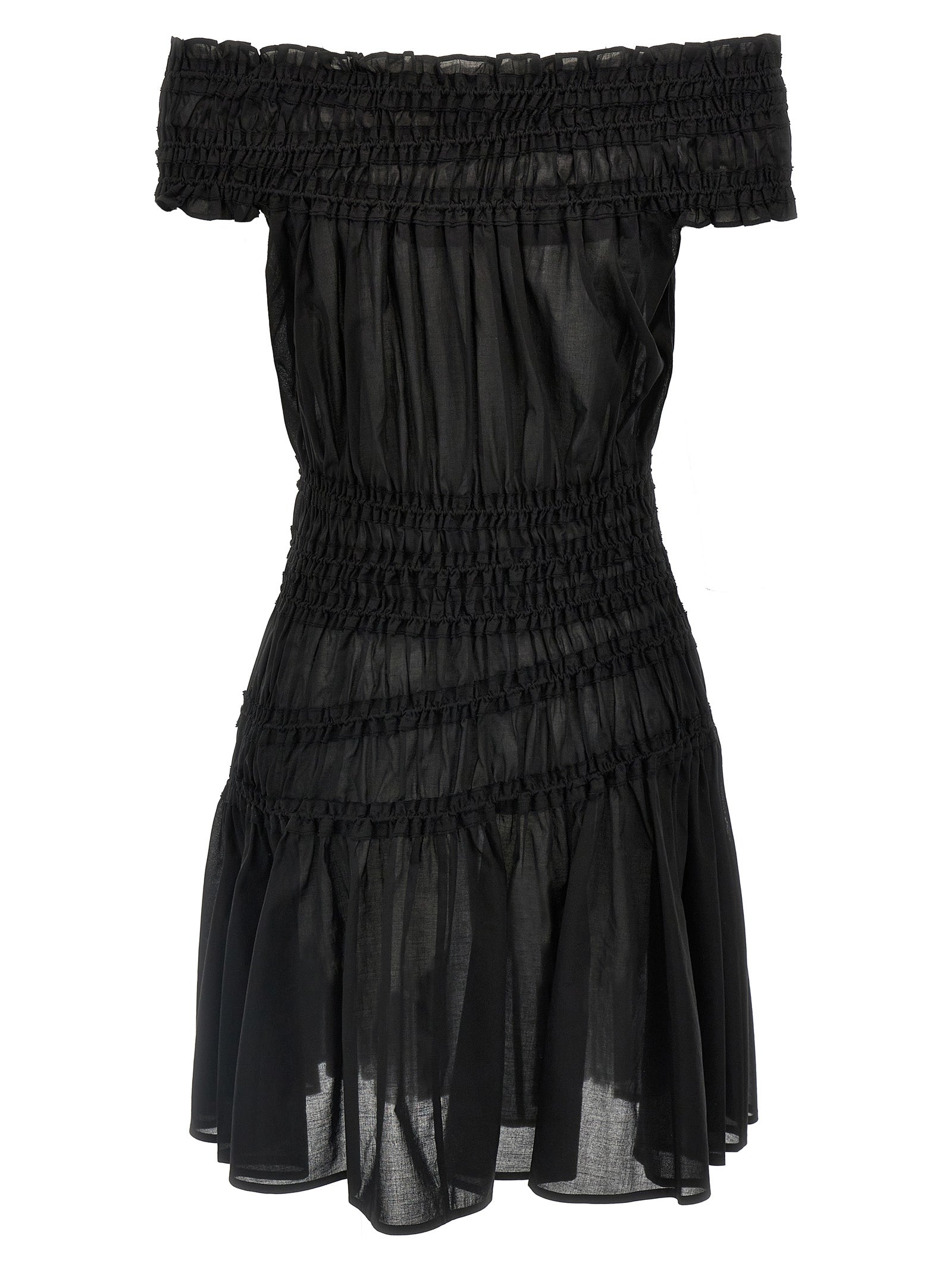 Tory Burch Black Cotton Short Women's Dress