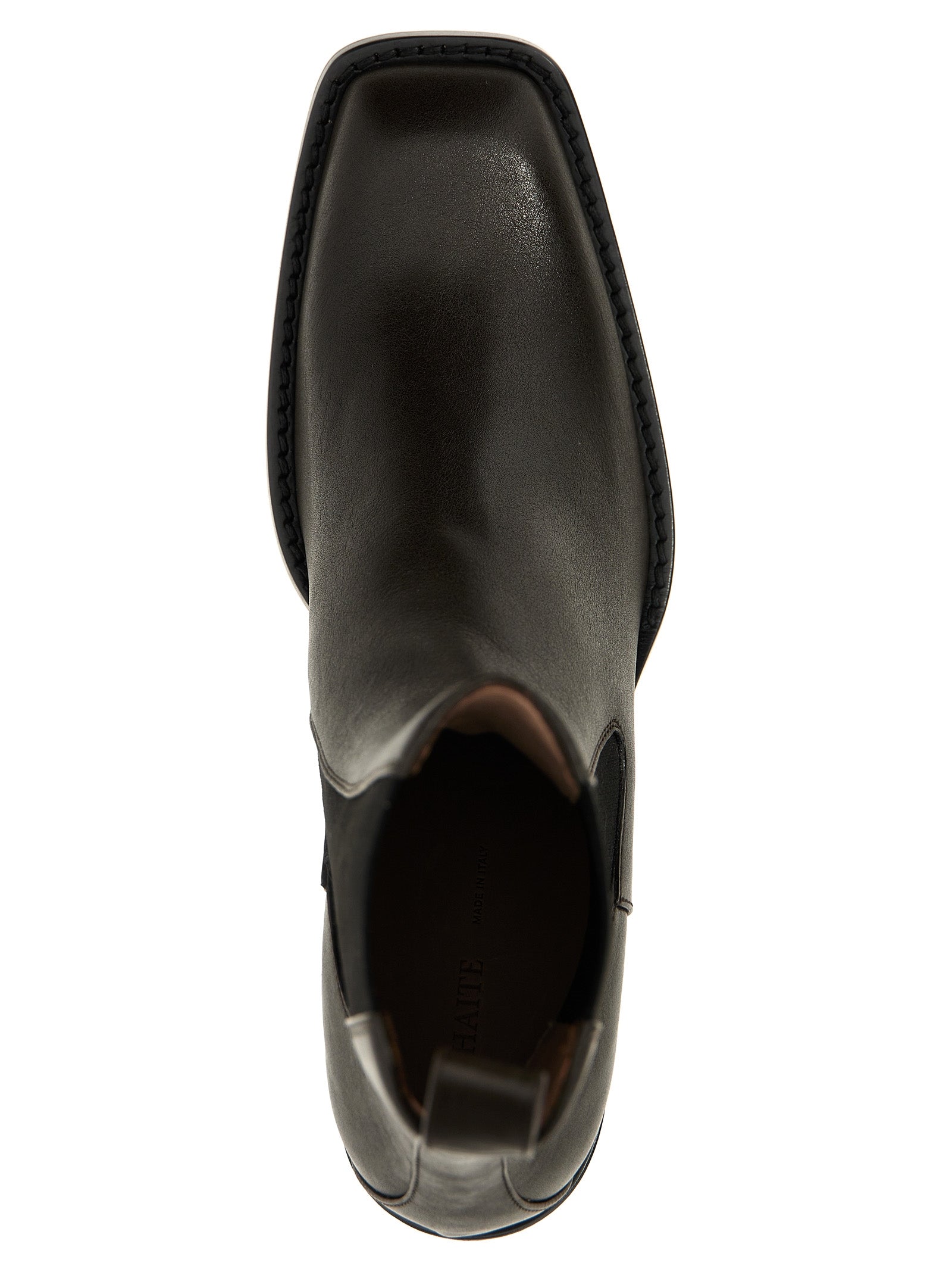 Khaite Brown Calfskin Chelsea Women's Boots