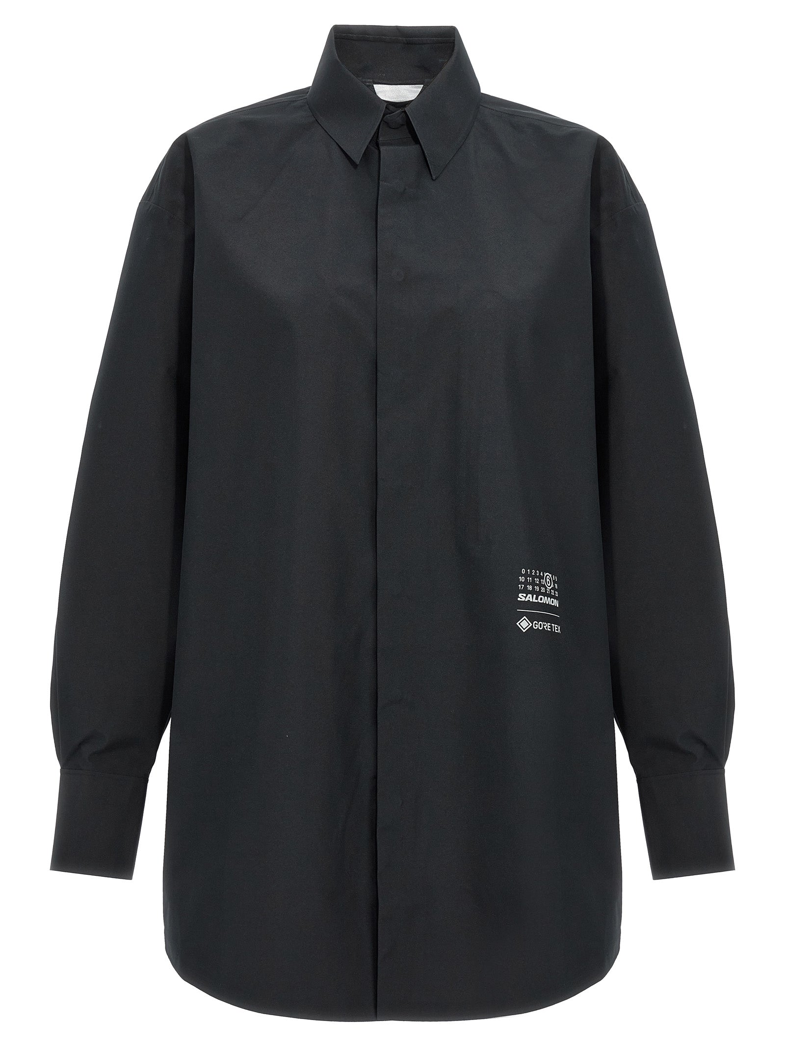 MM6 Maison Margiela Black Polyester Women's Blouse