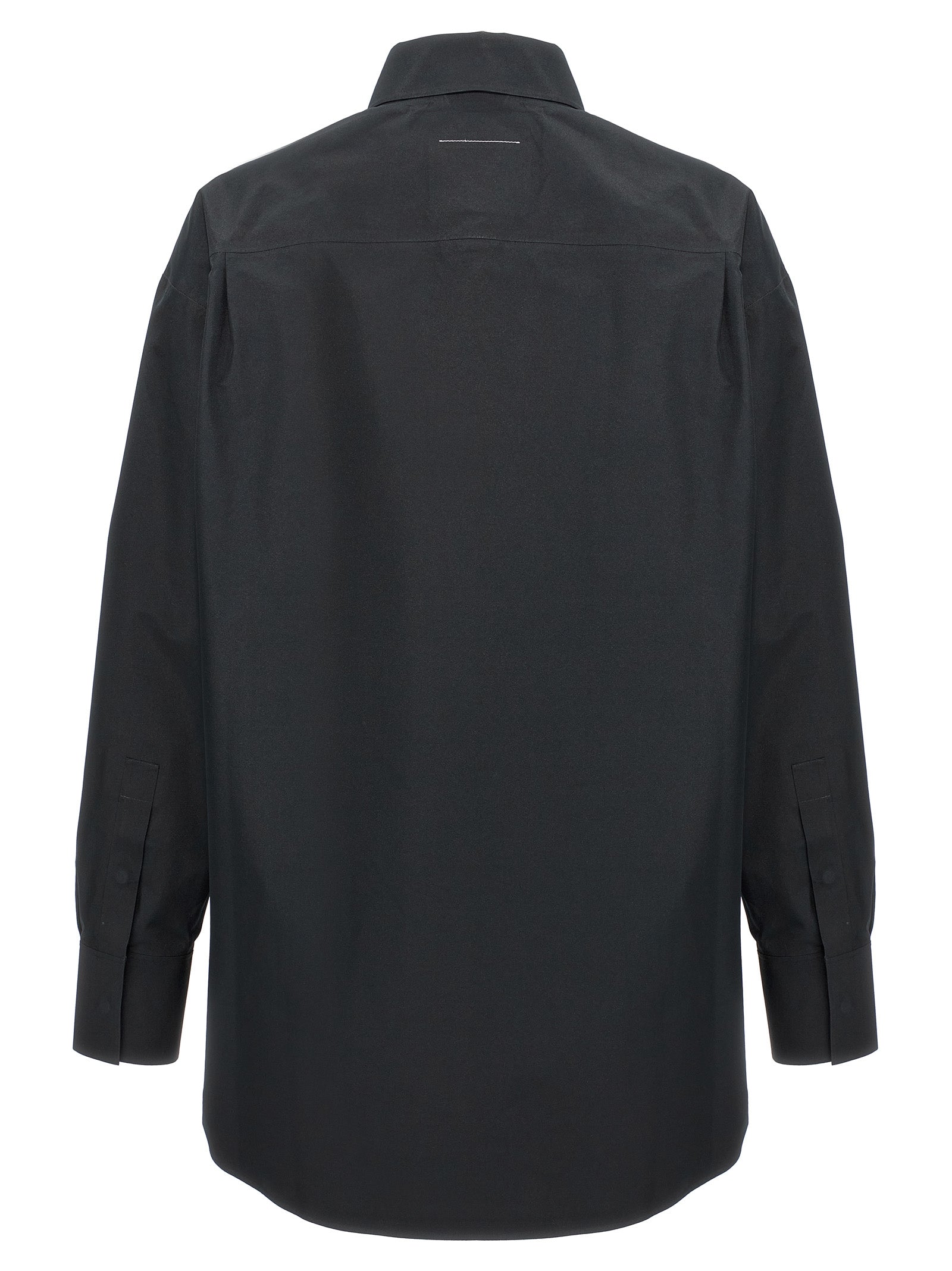 MM6 Maison Margiela Black Polyester Women's Blouse