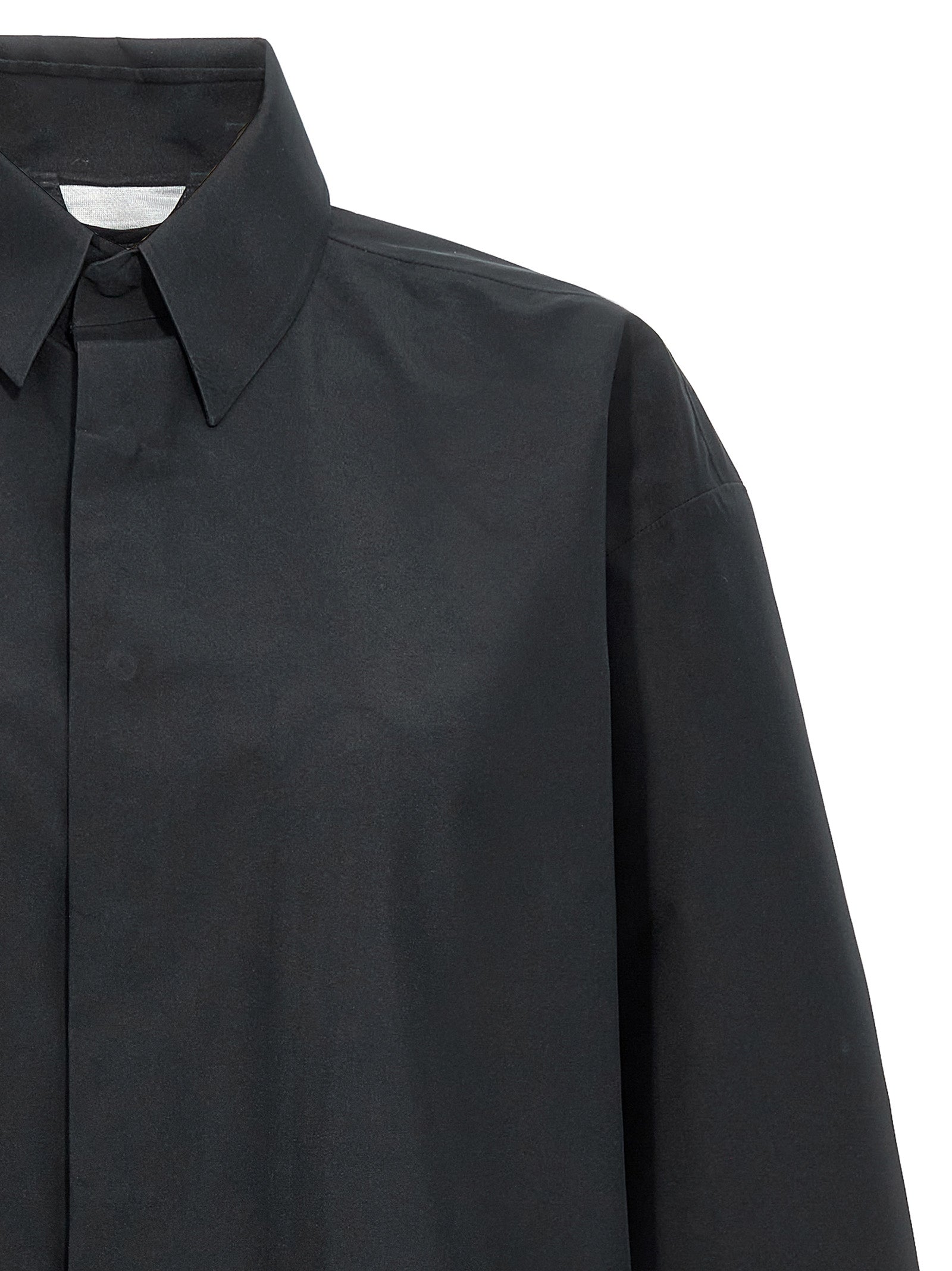MM6 Maison Margiela Black Polyester Women's Blouse